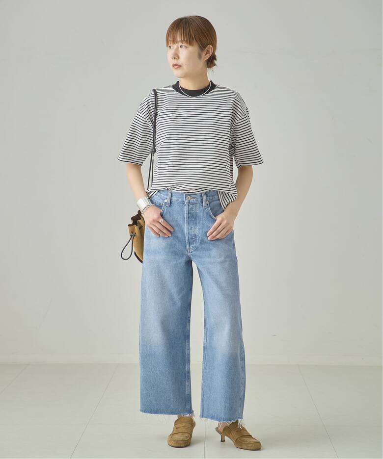 CITIZENS OF HUMANITY AYLA RAW HEM CROP デニムパンツ 2117C-1810（デニムパンツ・ジーンズ ...