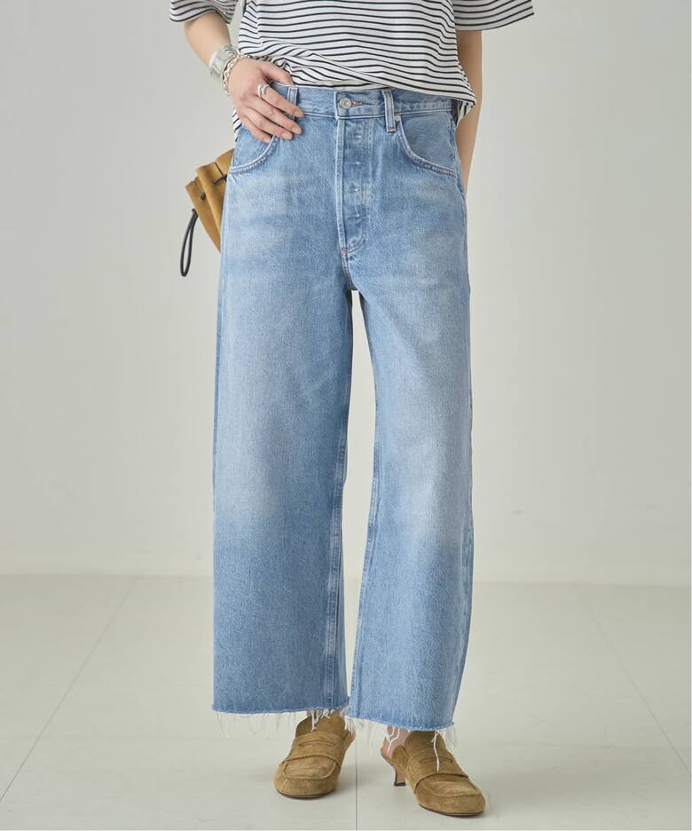 CITIZENS OF HUMANITY AYLA RAW HEM CROP デニムパンツ 2117C-1810（デニムパンツ・ジーンズ ...