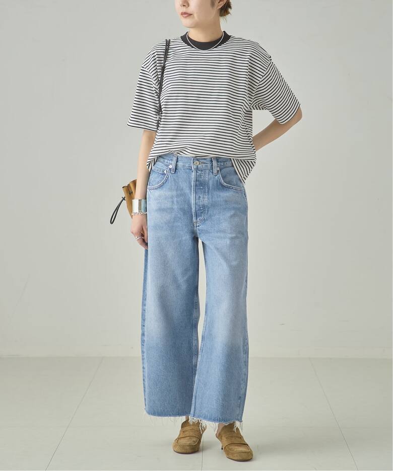 CITIZENS OF HUMANITY AYLA RAW HEM CROP デニムパンツ 2117C-1810（デニムパンツ・ジーンズ ...