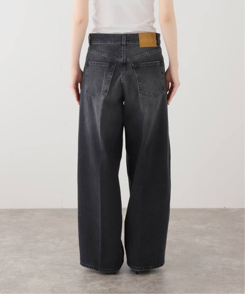 HAIKURE/ハイクル】BETHEANY ASIAN FIT MID BLACK デニムパンツ 