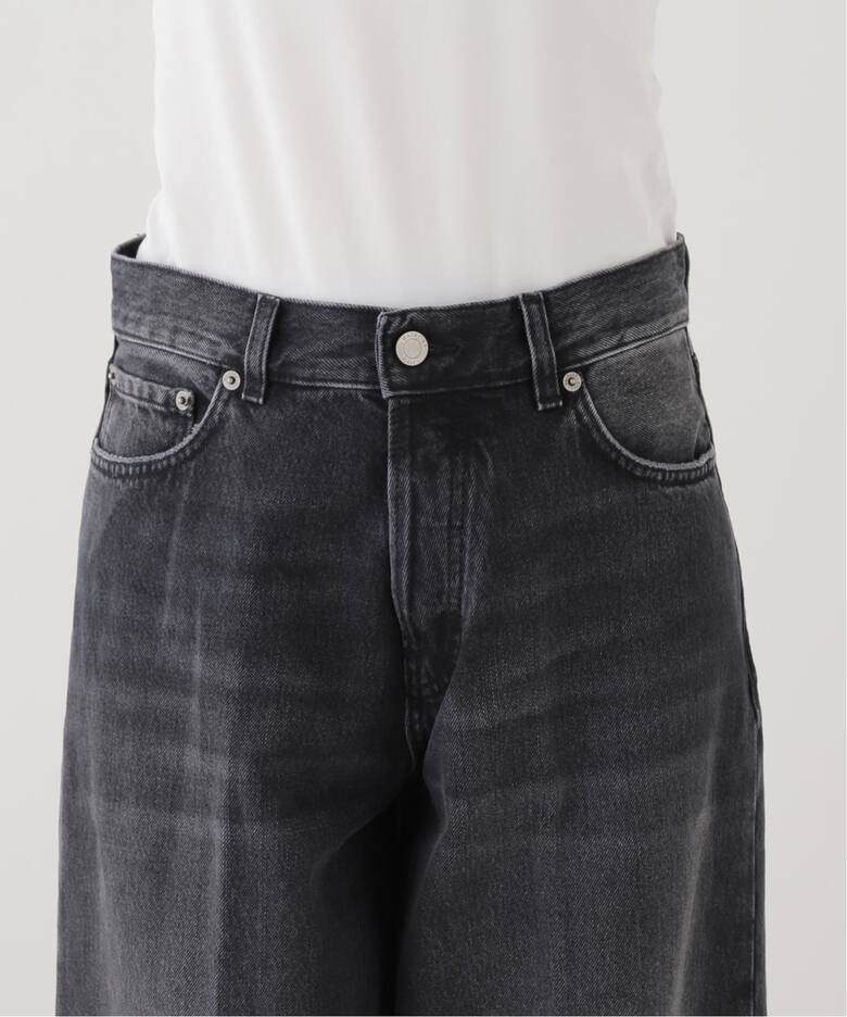 HAIKURE/ハイクル】BETHEANY ASIAN FIT MID BLACK デニムパンツ 