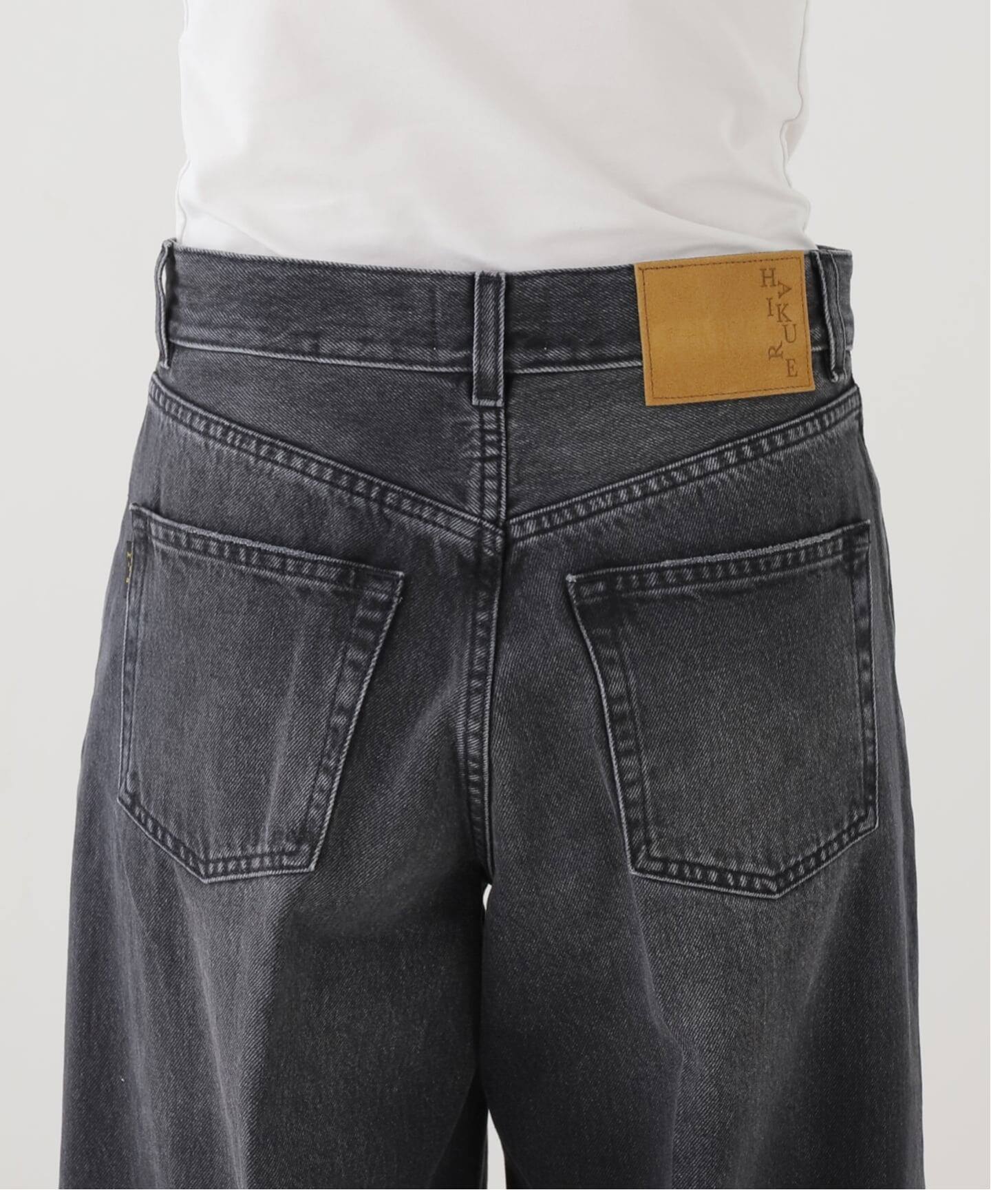 HAIKURE/ハイクル】BETHEANY ASIAN FIT MID BLACK デニムパンツ
