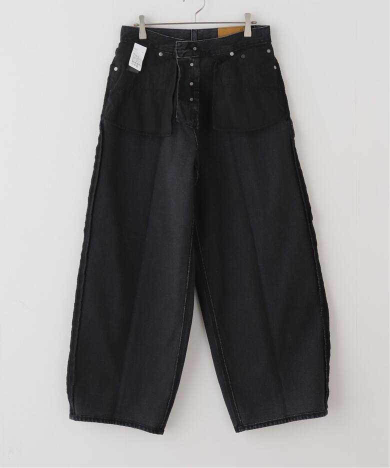 HAIKURE/ハイクル】BETHEANY ASIAN FIT MID BLACK デニムパンツ 