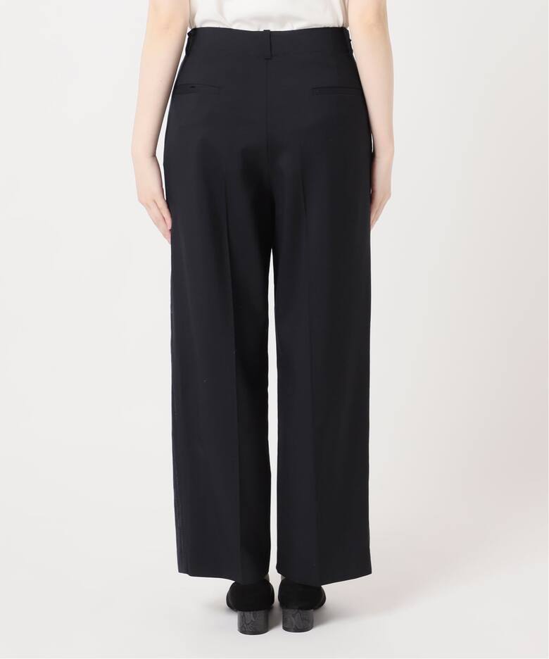 Uhr/ウーア】Patchwork Front Tuck Pants：パンツ（スラックス 