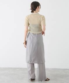 INSCRIRE /アンスクリア】Cupro Layered Pants：パンツ（その他パンツ 
