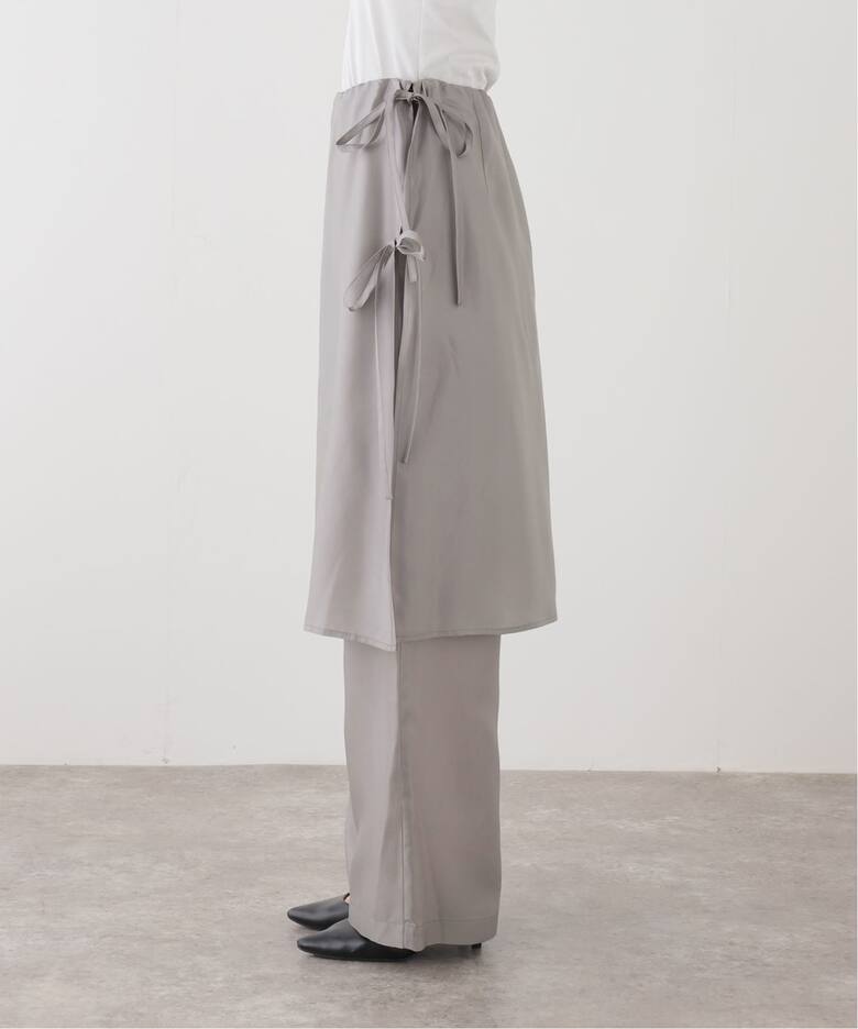 INSCRIRE /アンスクリア】Cupro Layered Pants：パンツ（その他パンツ 
