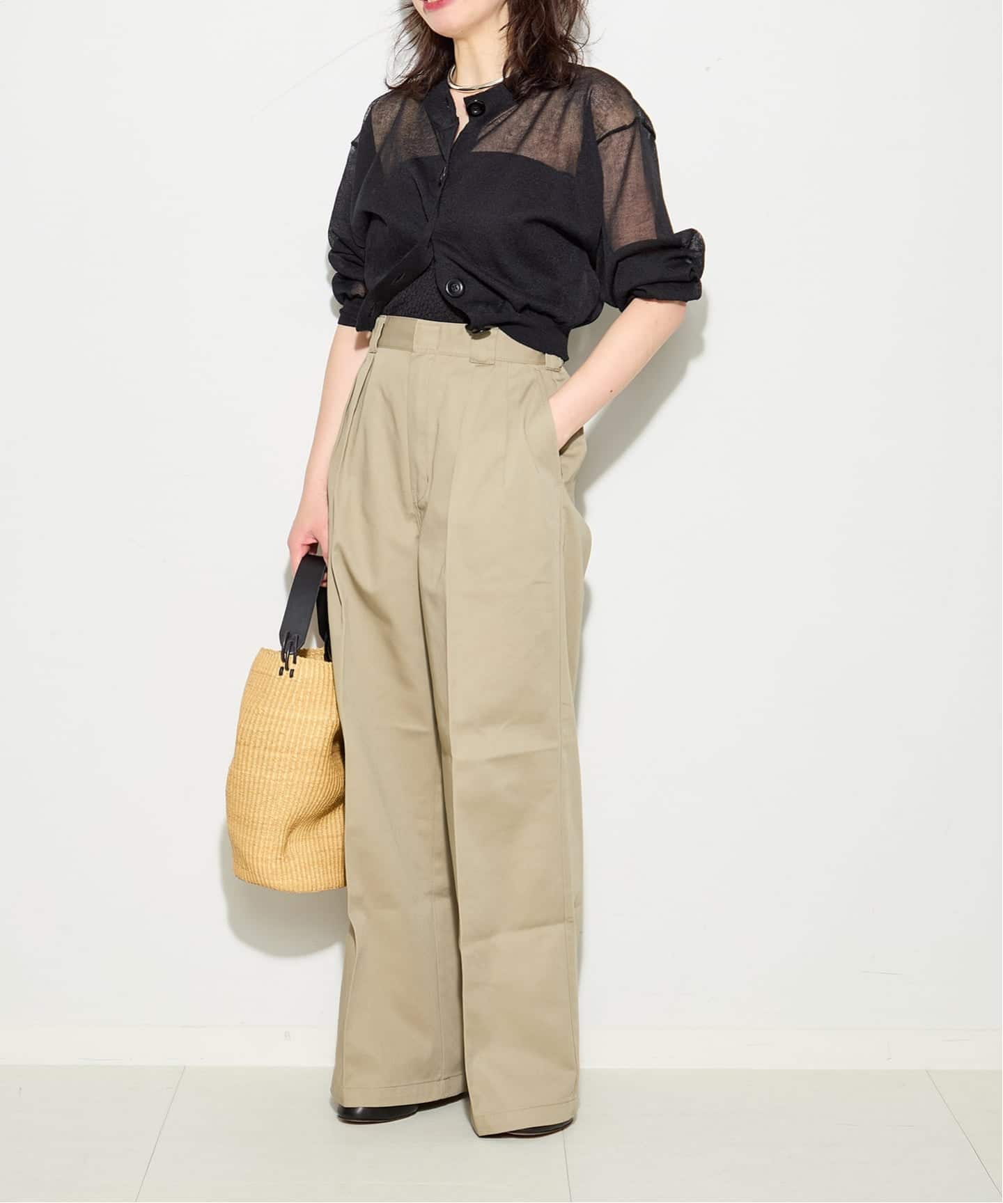JANE SMITH*DICKIES*L'ESSAGE】別注 2タックBIGパンツ（その他パンツ