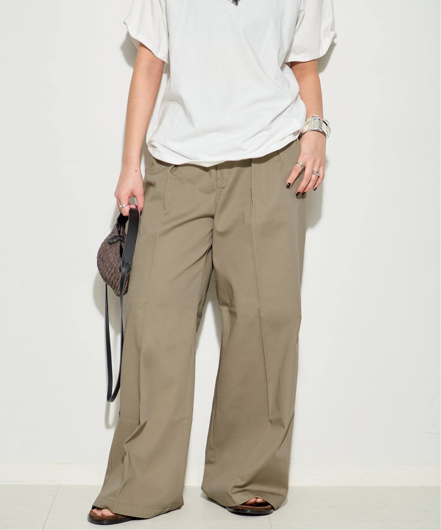 JANE SMITH*DICKIES*L'ESSAGE】別注 2タックBIGパンツ（その他パンツ
