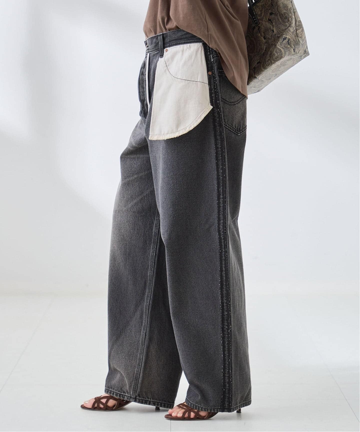 追加》別注 INSCRIRE*LEE*L'ESSAGE COWBOY/RIDERSPANTS デニム（デニム