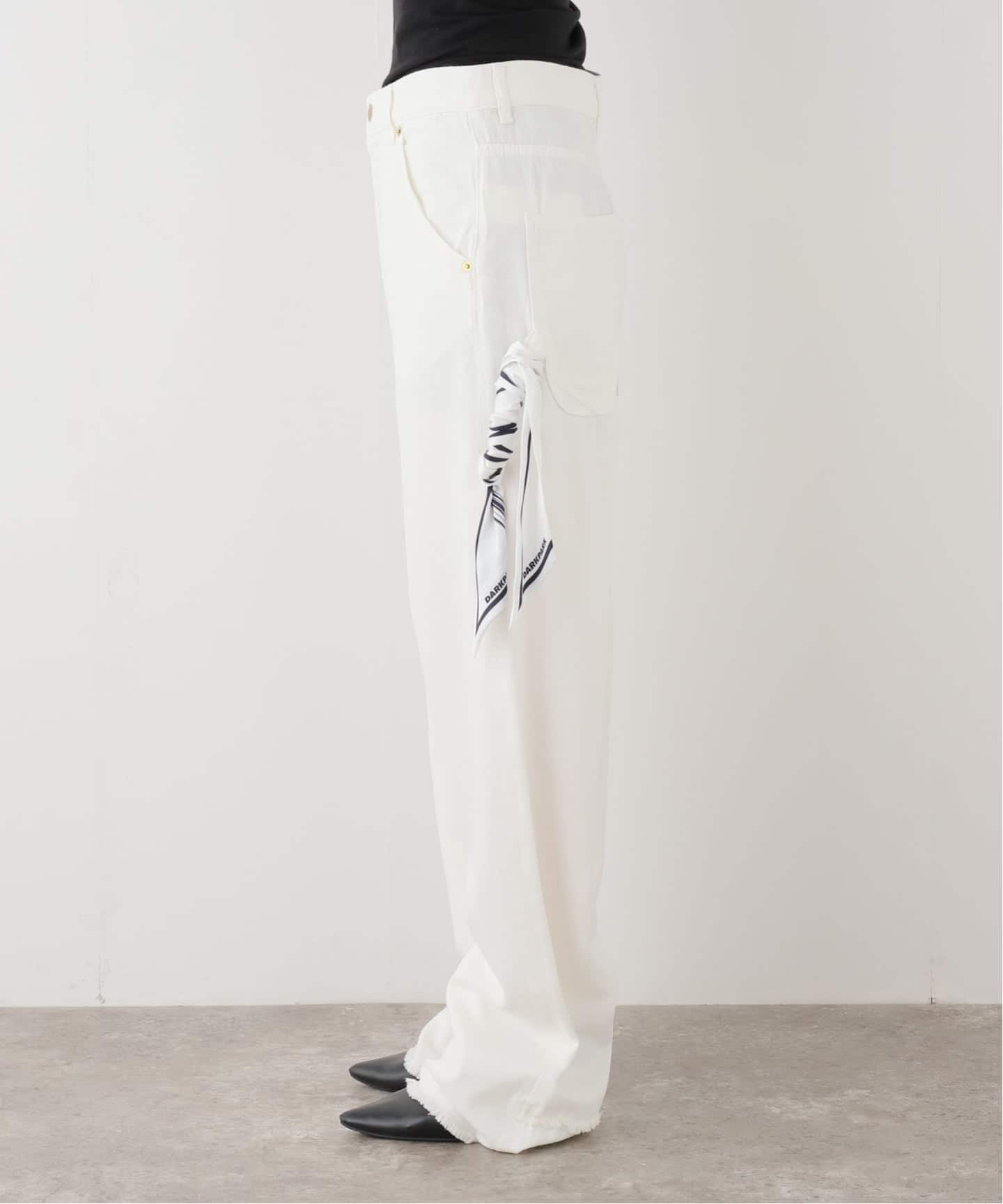 DARKPARK/ダークパーク LISA - SCARF ADORNED LOOSE FIT パンツ
