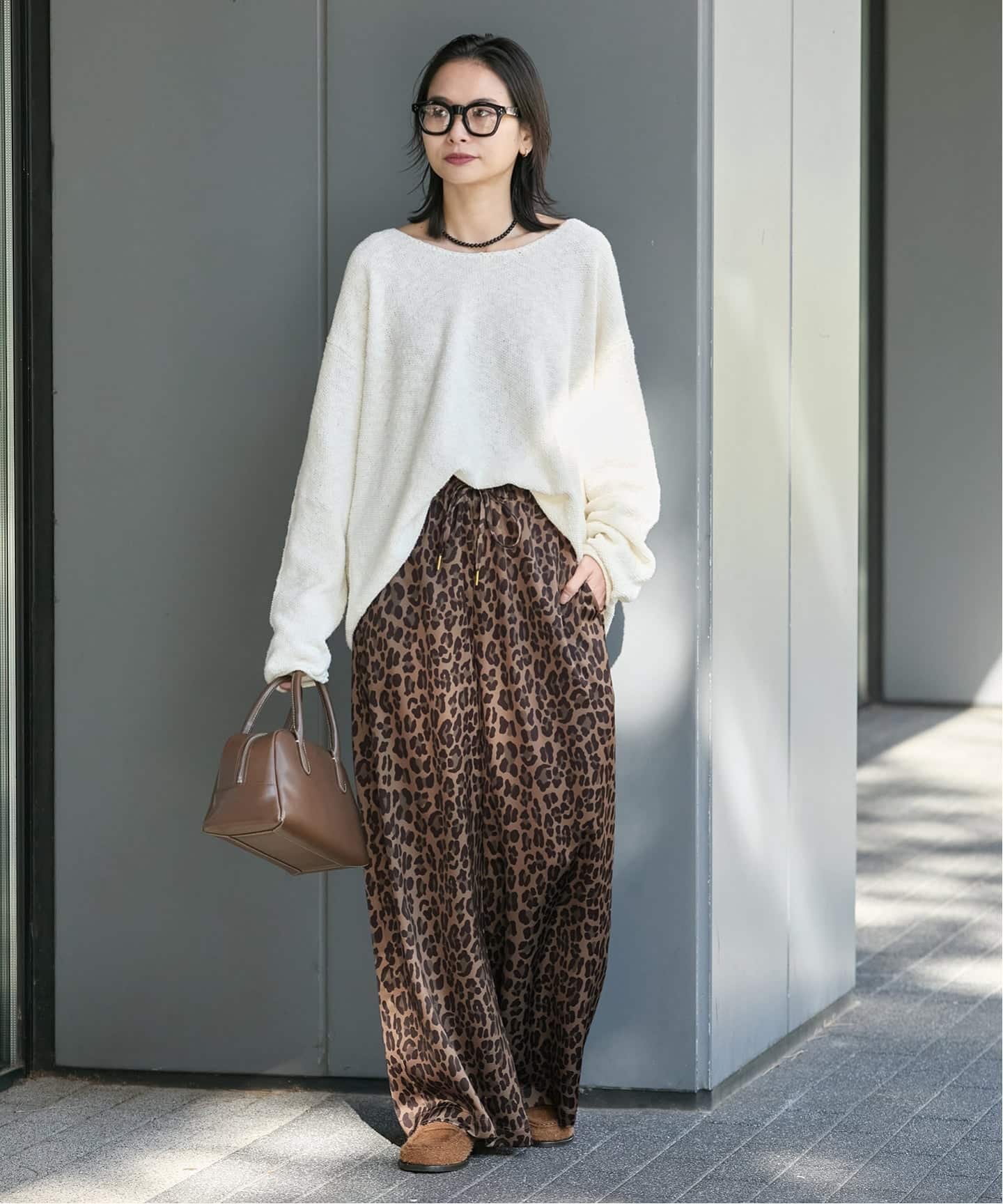 予約》レオパードプリントギャザーパンツ（その他パンツ）｜JOURNAL