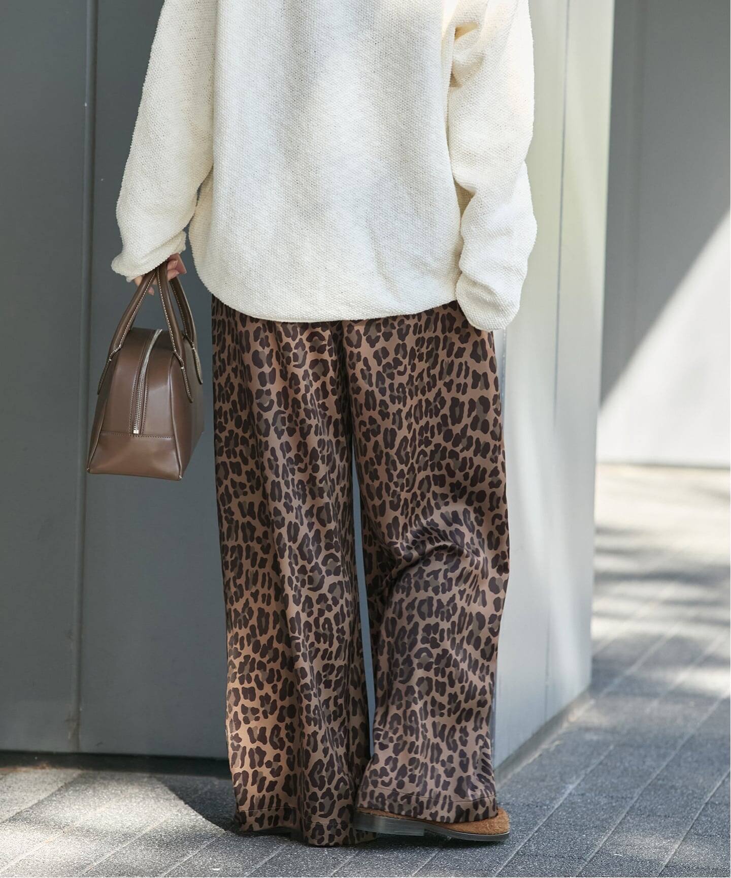 予約》レオパードプリントギャザーパンツ（その他パンツ）｜JOURNAL