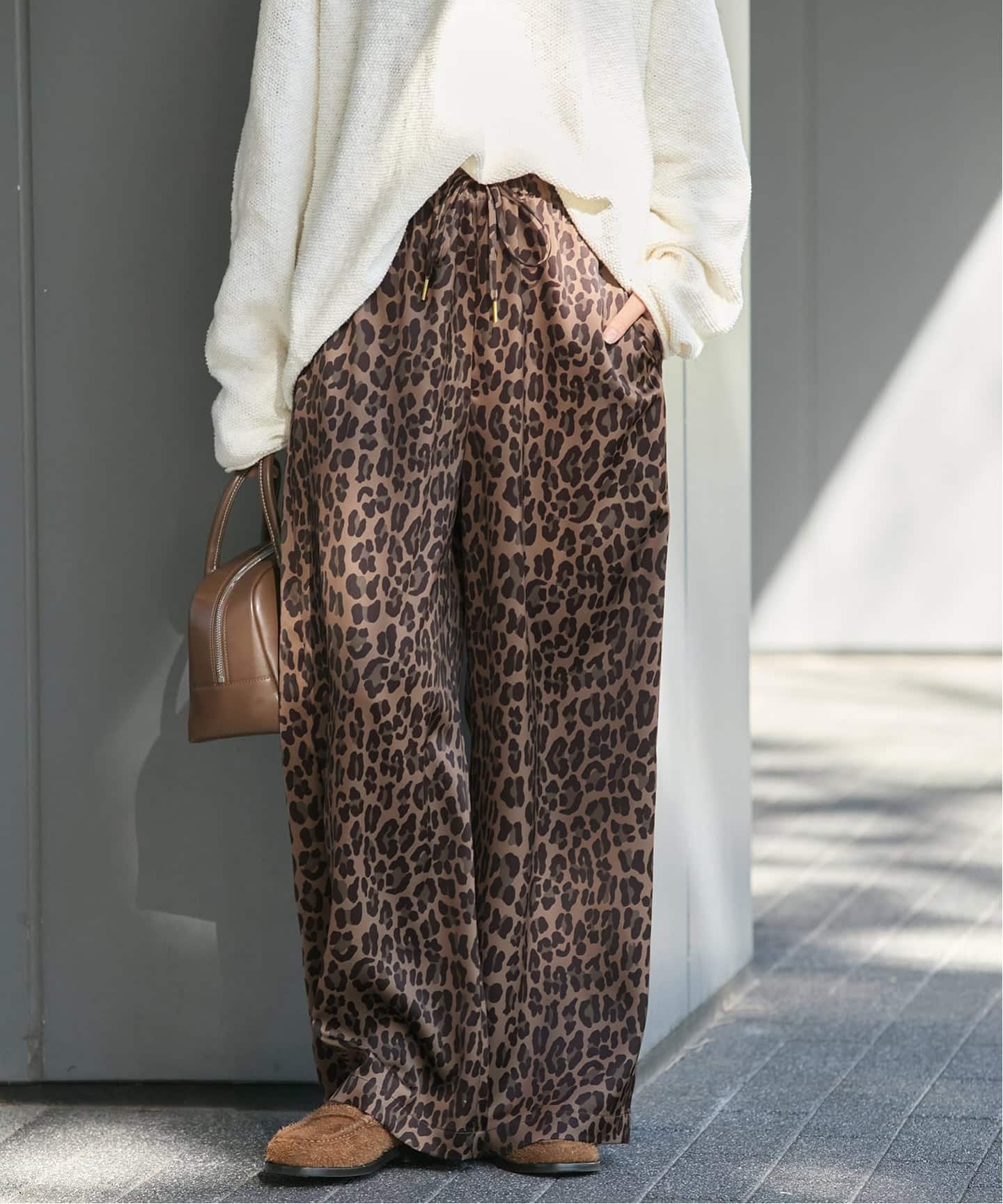 予約》レオパードプリントギャザーパンツ（その他パンツ）｜JOURNAL