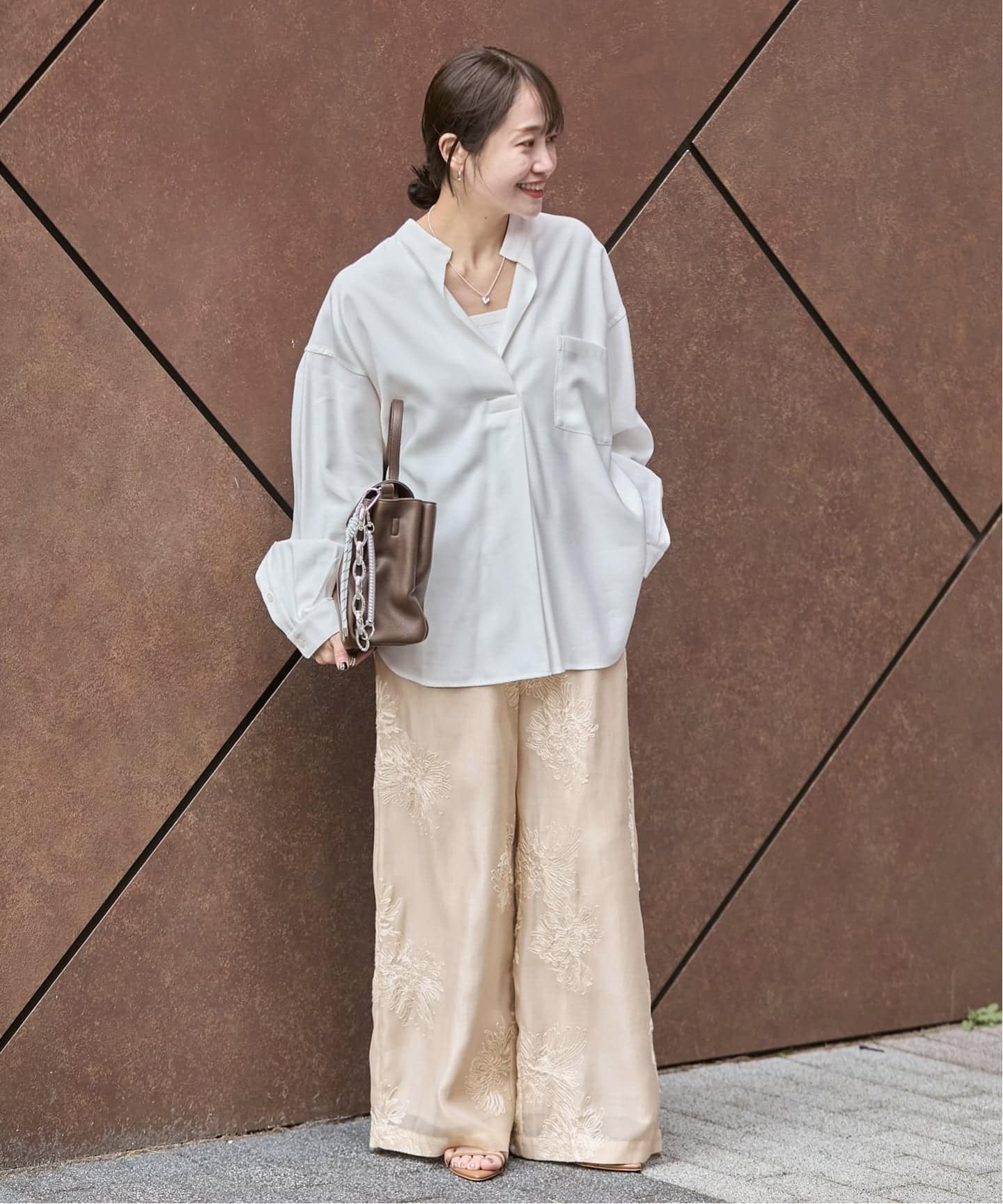 追加予約》シアーレースレイヤードパンツ（その他パンツ）｜JOURNAL