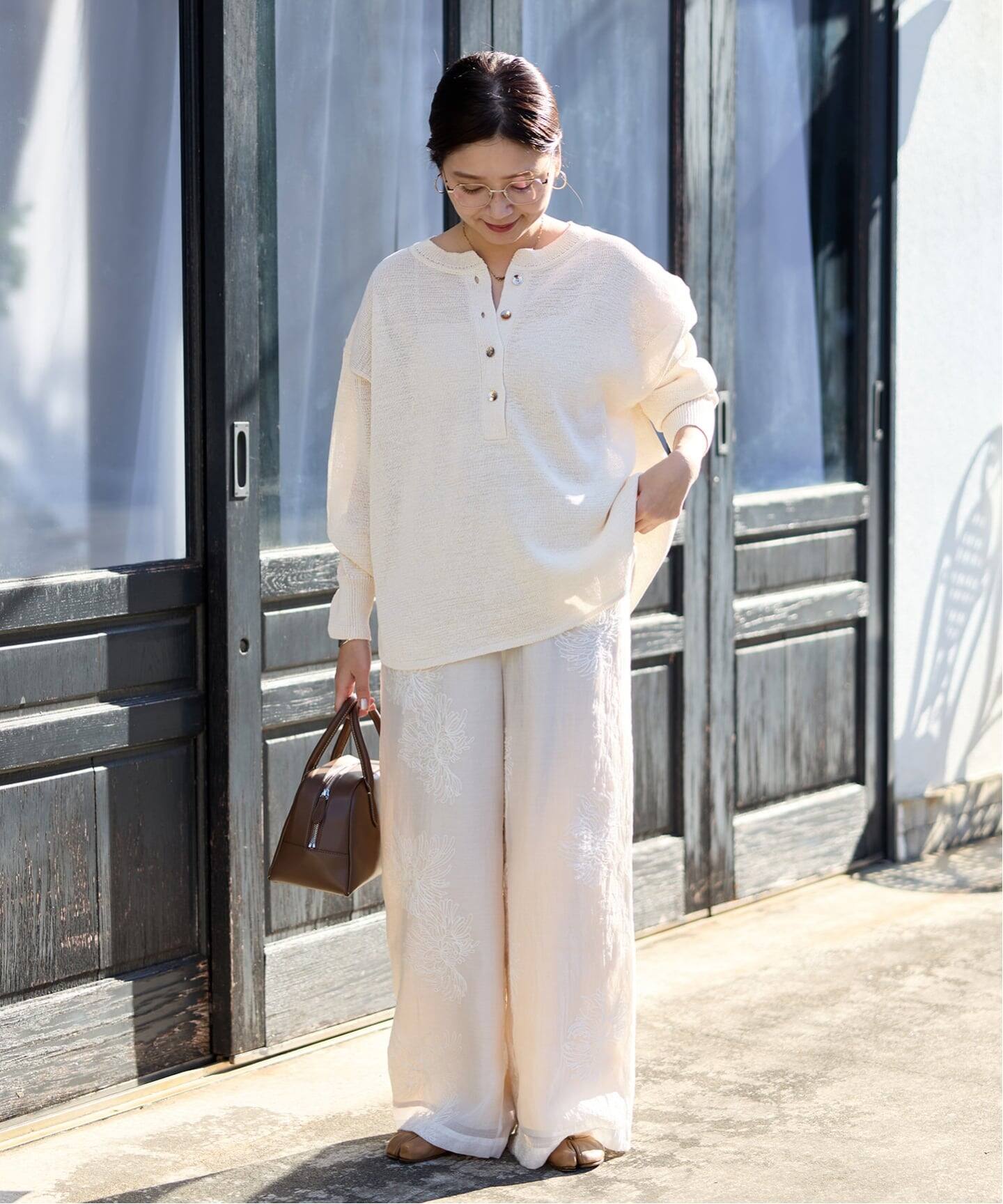 追加予約》シアーレースレイヤードパンツ（その他パンツ）｜JOURNAL