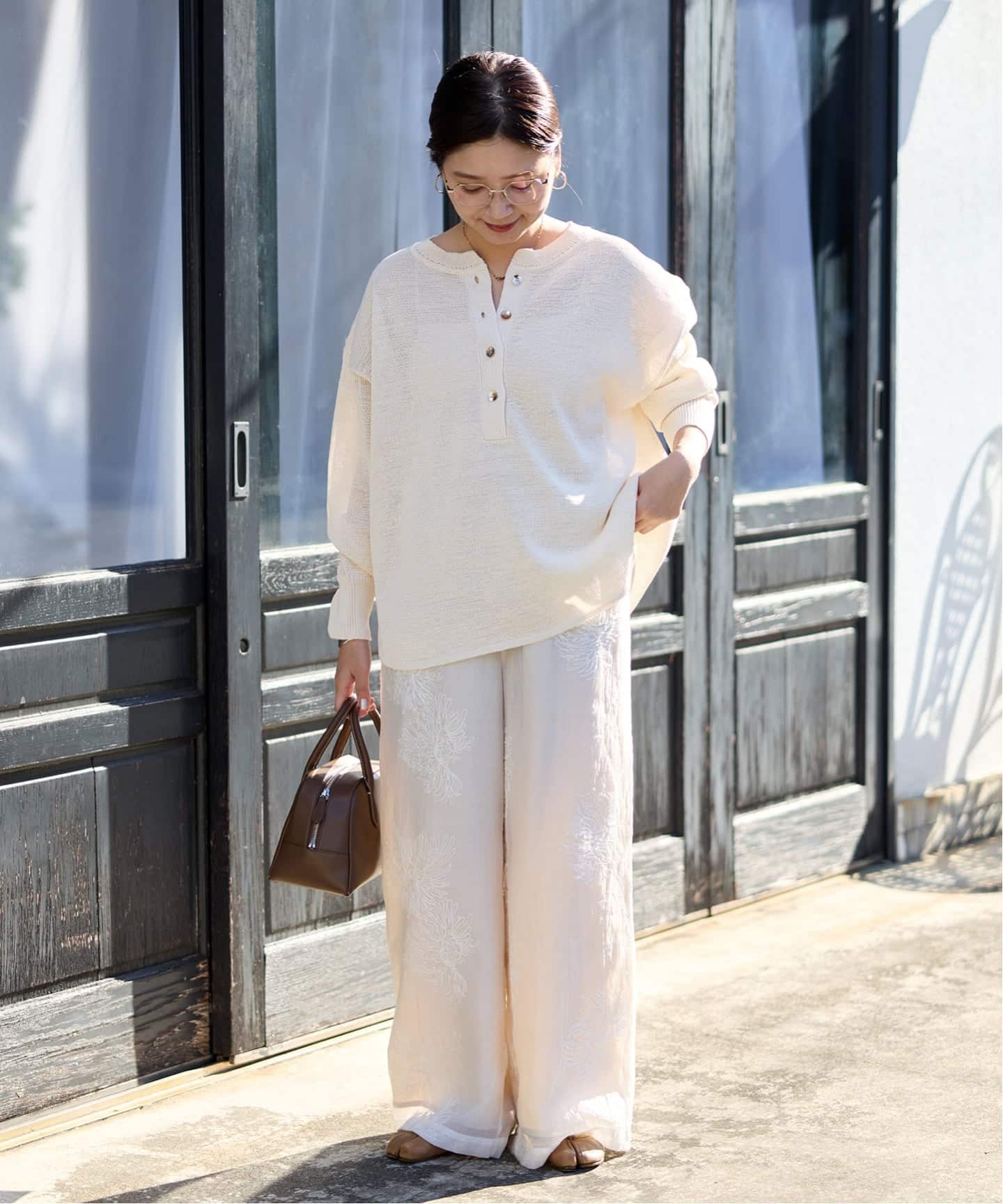 追加予約》シアーレースレイヤードパンツ（その他パンツ）｜JOURNAL