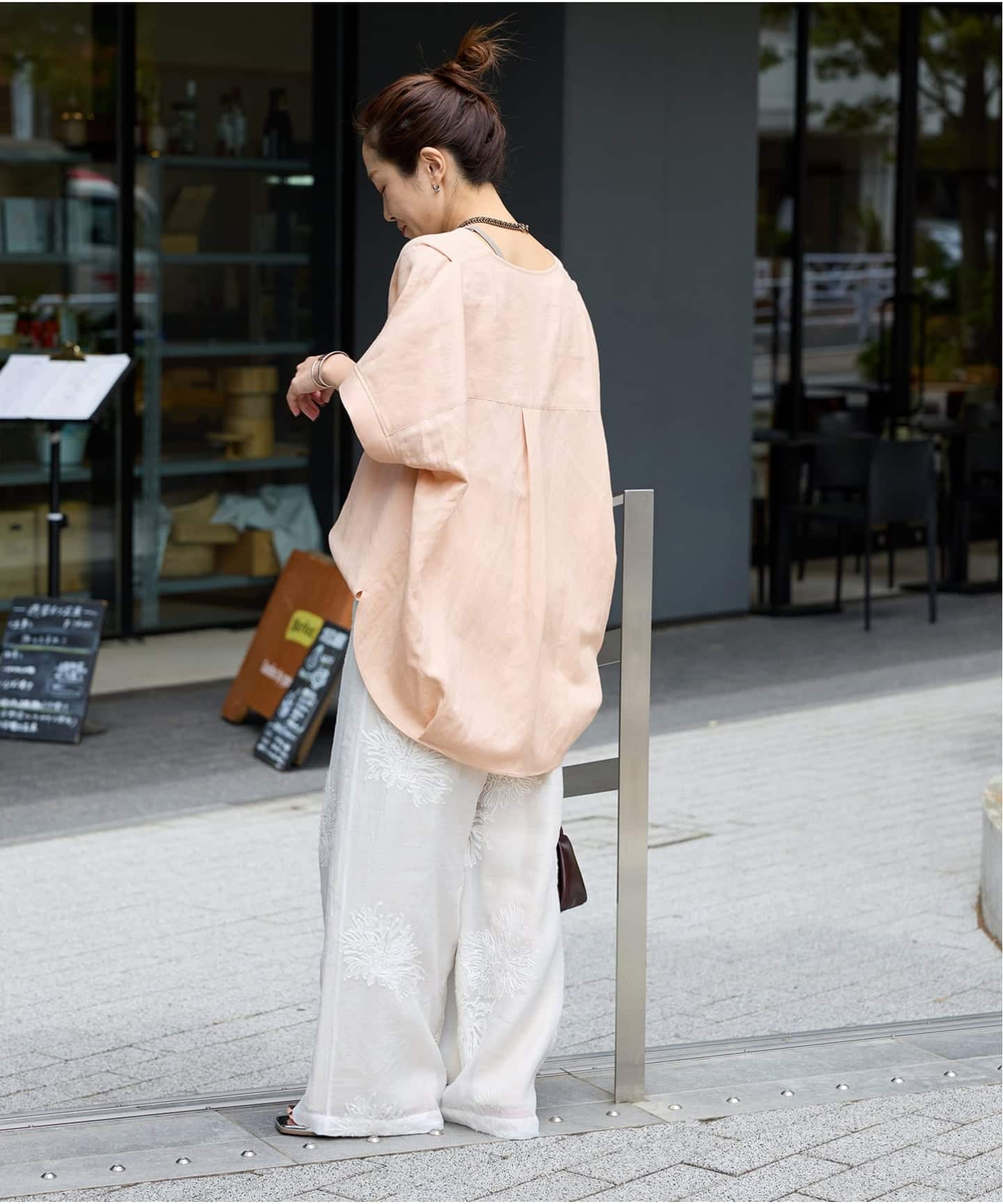 追加予約》シアーレースレイヤードパンツ（その他パンツ）｜JOURNAL