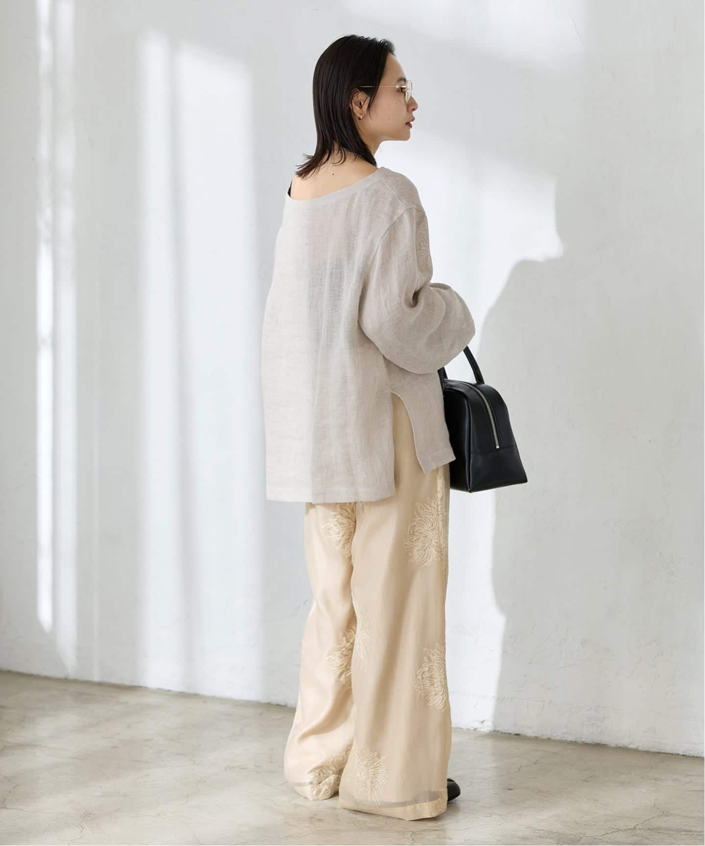 追加予約》シアーレースレイヤードパンツ（その他パンツ）｜JOURNAL