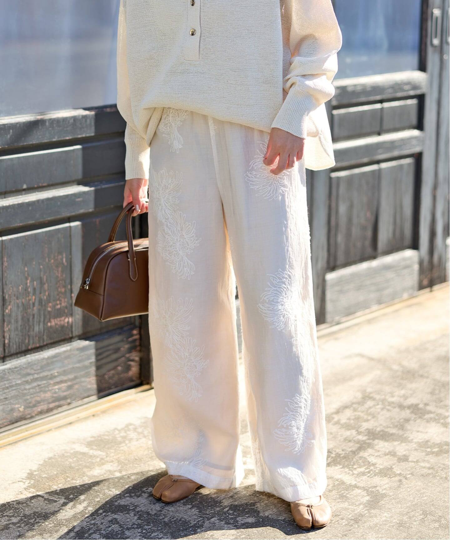 【新品未使用】JOURNAL STANDARD シアーレースレイヤードパンツ 追加予約2》シアーレースレイヤードパンツ（その他パンツ）｜JOURNAL