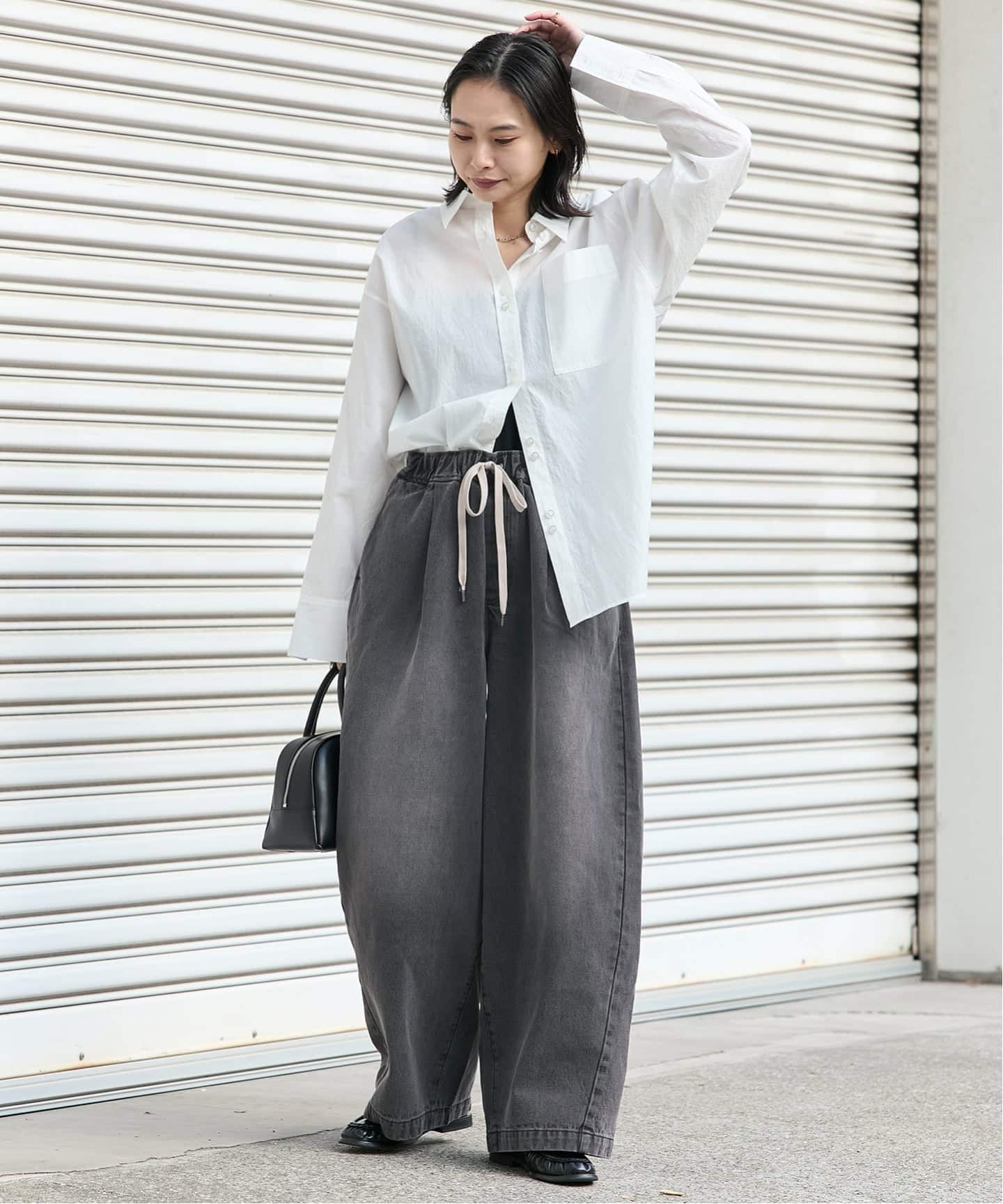 追加予約》イージーデニムワイドパンツ（デニムパンツ・ジーンズ