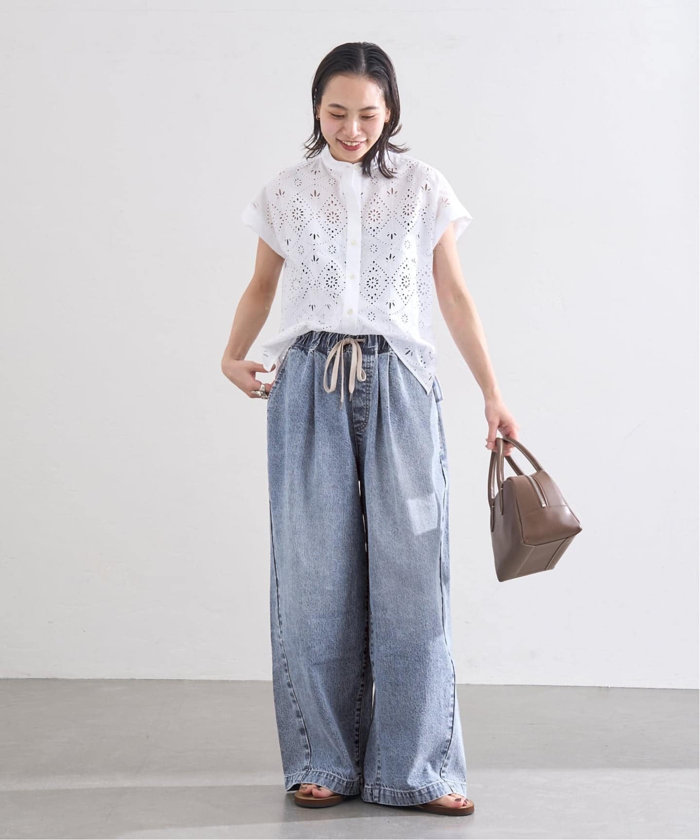 ジャーナルスタンダード イージーデニムワイドパンツ サイズ38 追加予約》イージーデニムワイドパンツ（デニムパンツ・ジーンズ