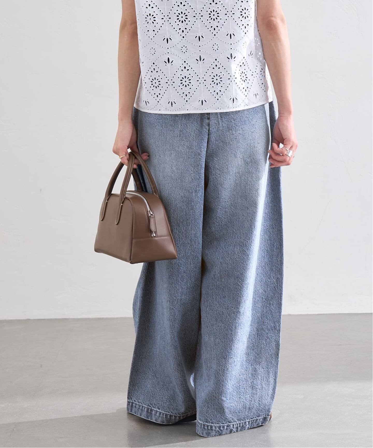 追加予約》イージーデニムワイドパンツ（デニムパンツ・ジーンズ