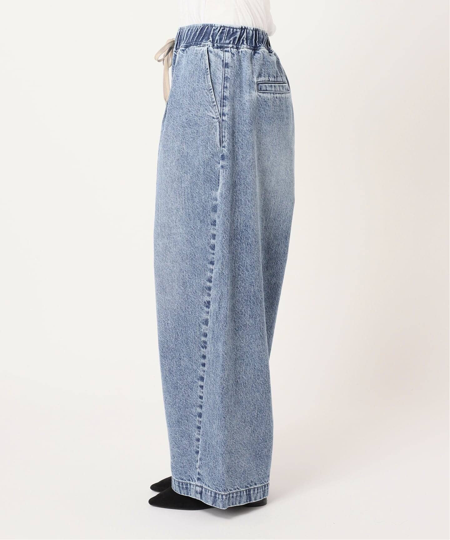 追加予約》イージーデニムワイドパンツ（デニムパンツ・ジーンズ