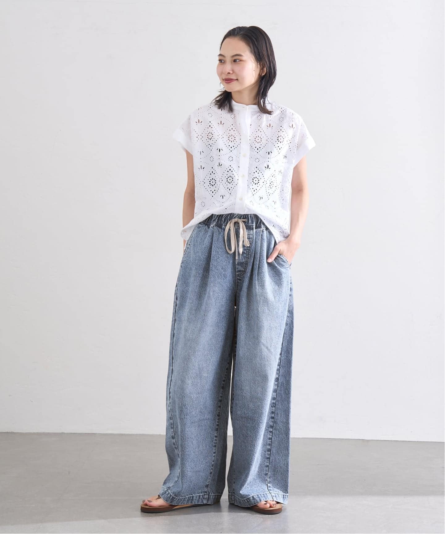 ジャーナルスタンダード イージーデニムワイドパンツ　38 WEB限定追加3》イージーデニムワイドパンツ（デニムパンツ・ジーンズ