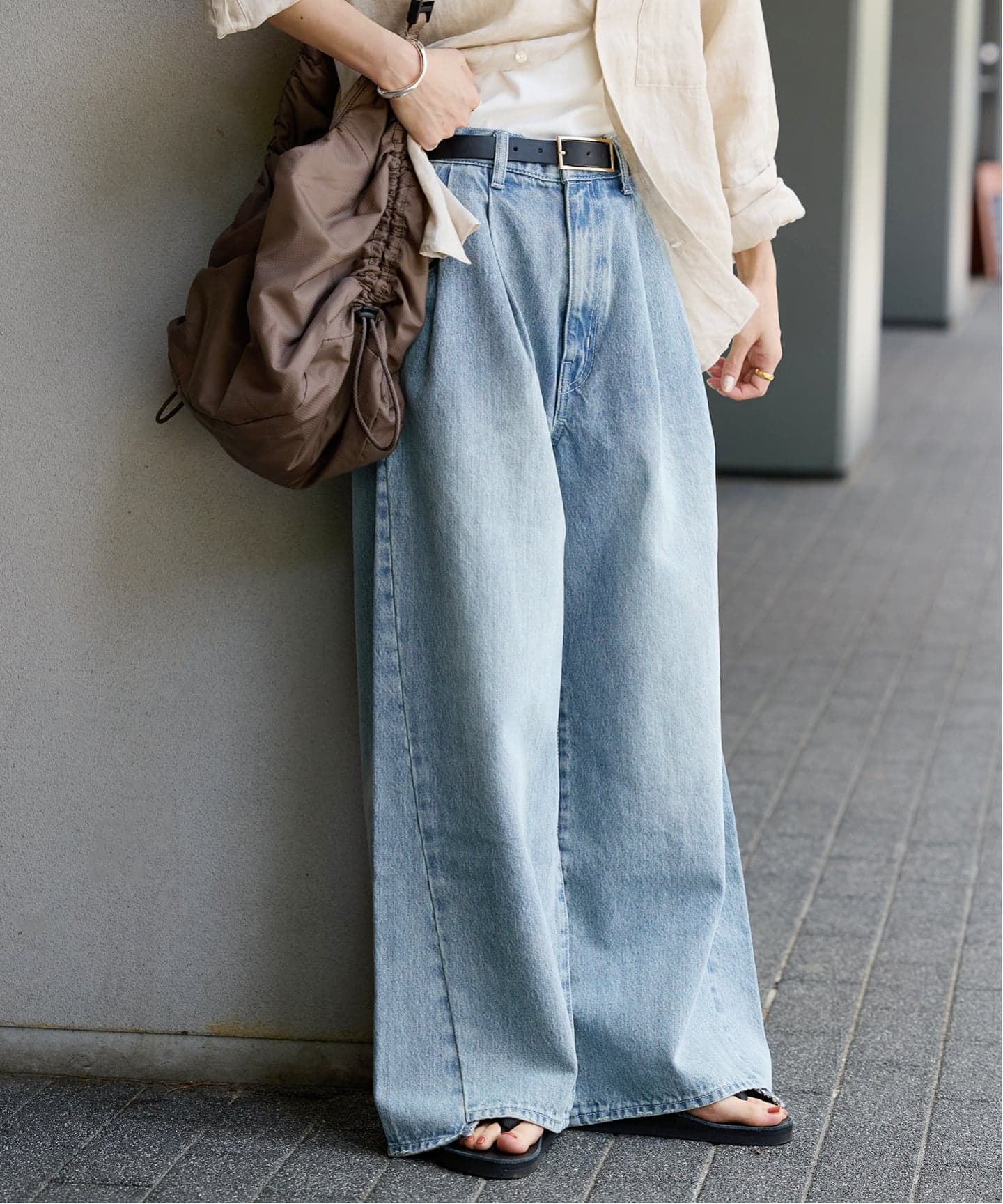 追加予約》2タックワイドデニムパンツ（デニムパンツ・ジーンズ