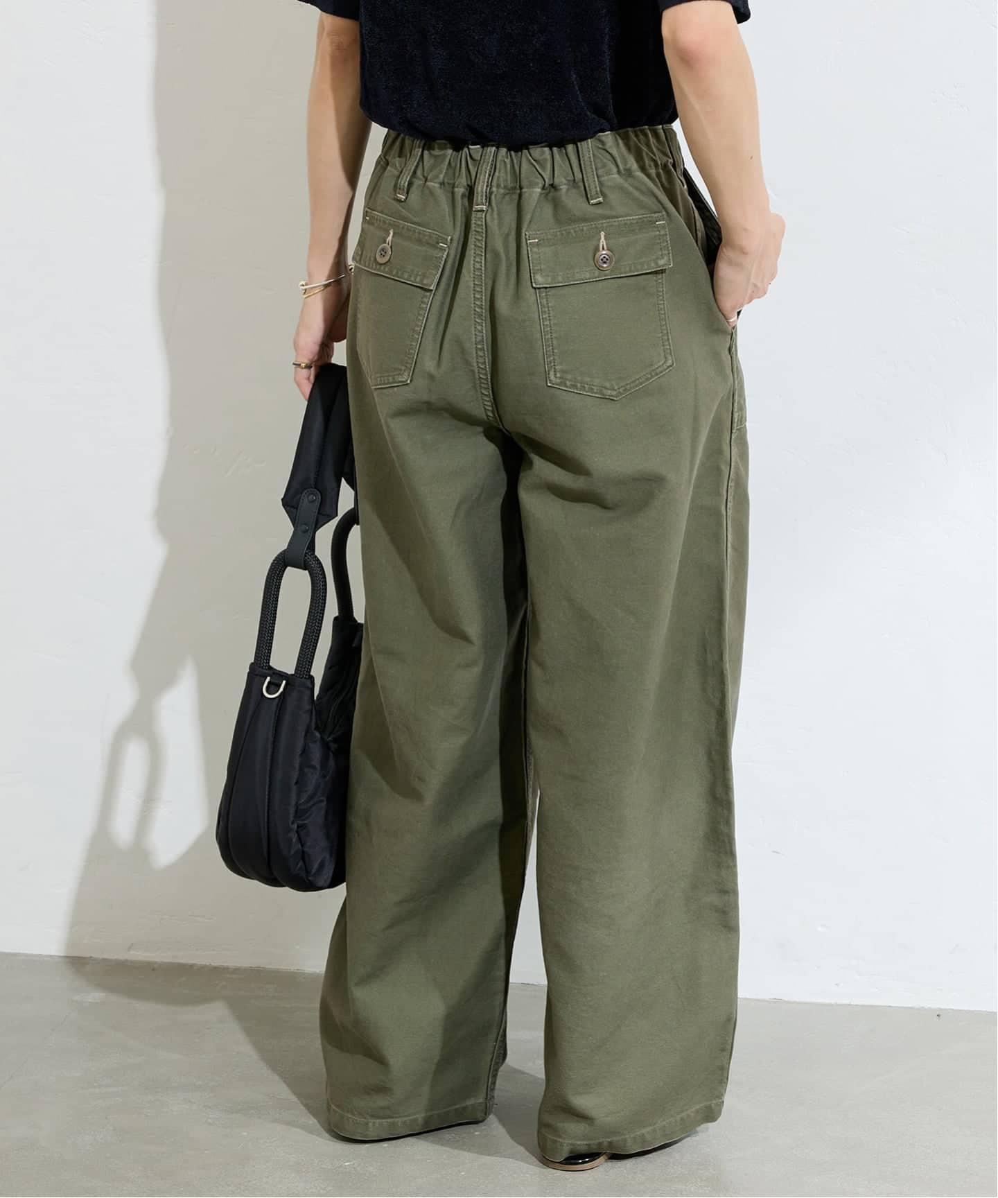 ジャーナルスタンダード EASY Utility カーキ ワイドパンツ 38 追加》EASY Utility パンツ（その他パンツ）｜JOURNAL STANDARD