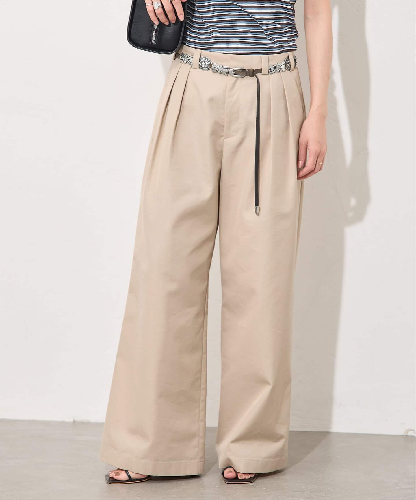 チノパン　オールドチノ　60年代　42TALON スタンプ　ベージュ　w36 osedit】2tuck buckle back CHINOS（チノパンツ）｜JOURNAL STANDARD