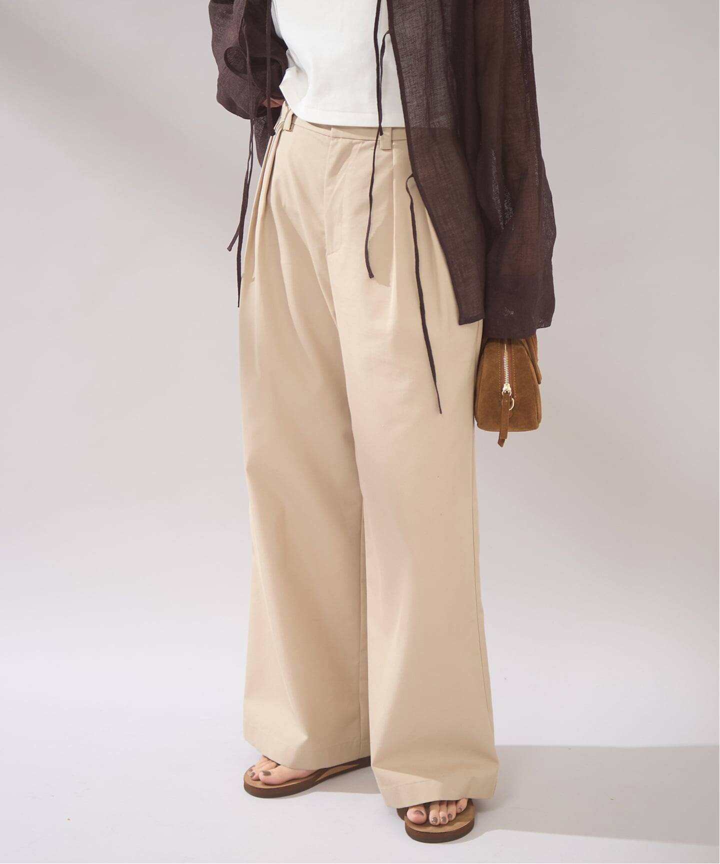 osedit】2tuck buckle back CHINOS（チノパンツ）｜JOURNAL STANDARD