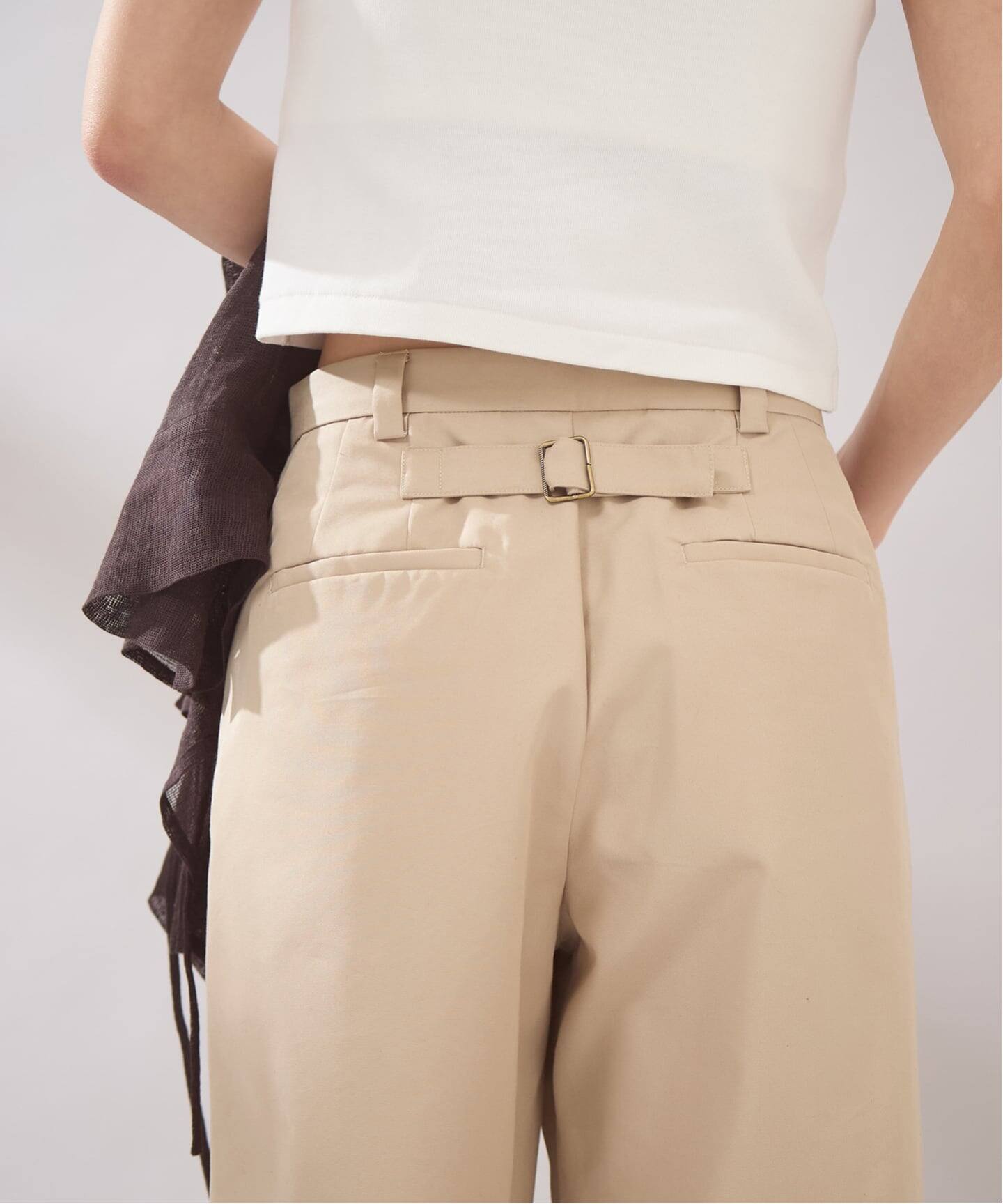 osedit】2tuck buckle back CHINOS（チノパンツ）｜JOURNAL STANDARD
