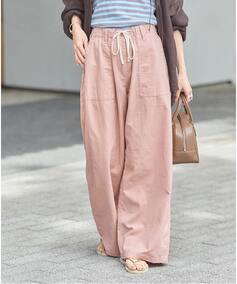 コットンリネン EASY Utility パンツ