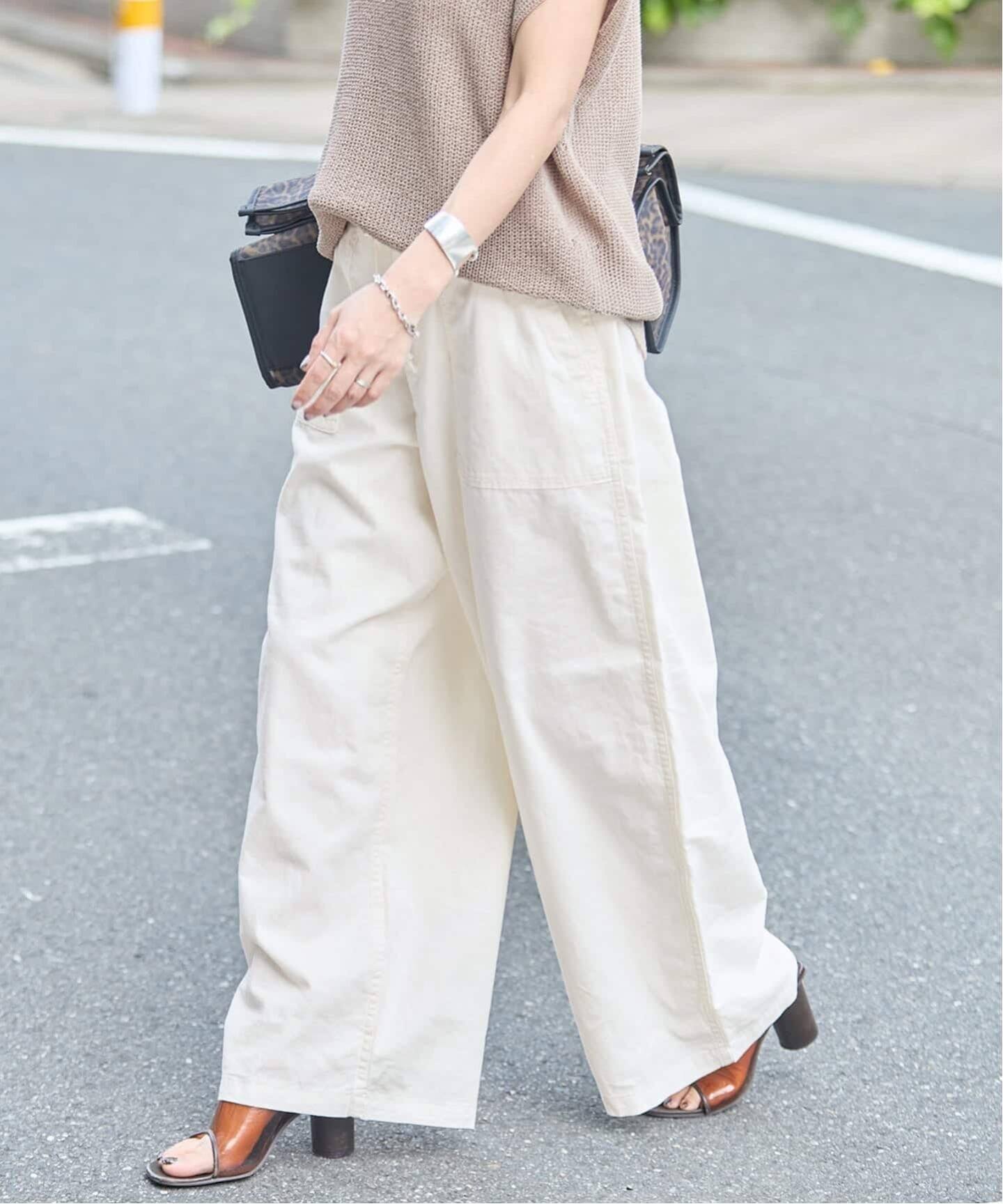 追加予約2》コットンリネン EASY Utility パンツ（その他パンツ