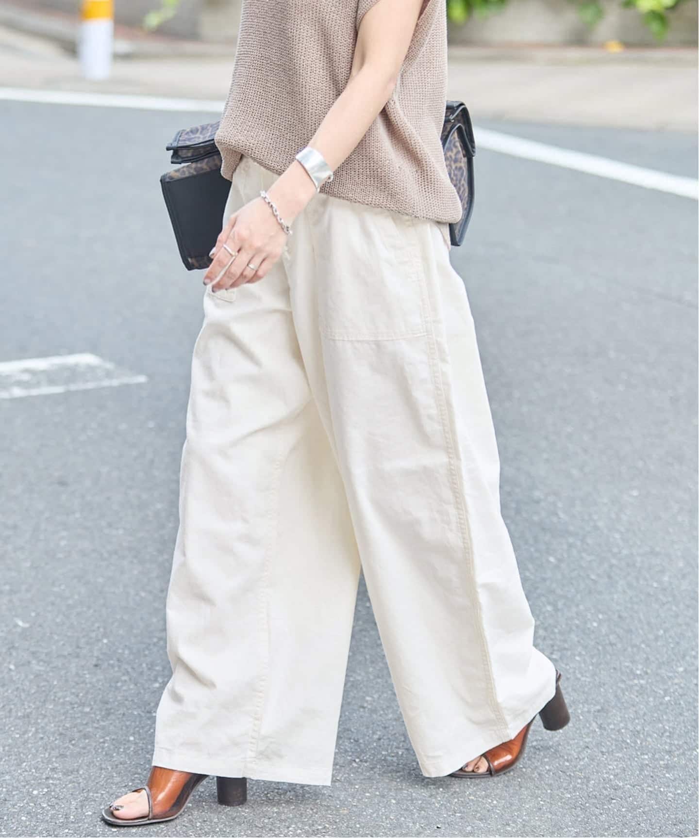 追加予約2》コットンリネン EASY Utility パンツ（その他パンツ