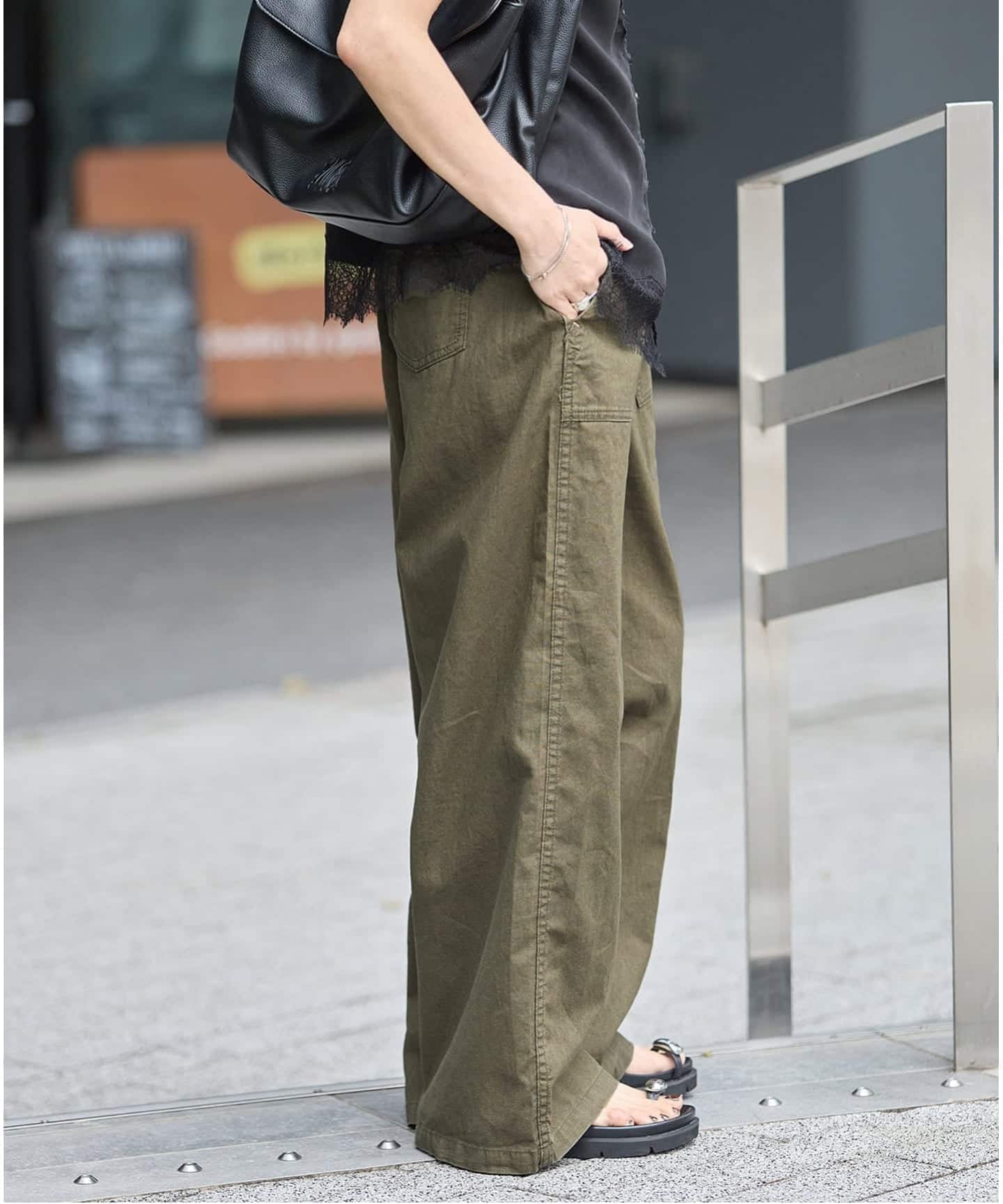 追加予約2》コットンリネン EASY Utility パンツ（その他パンツ