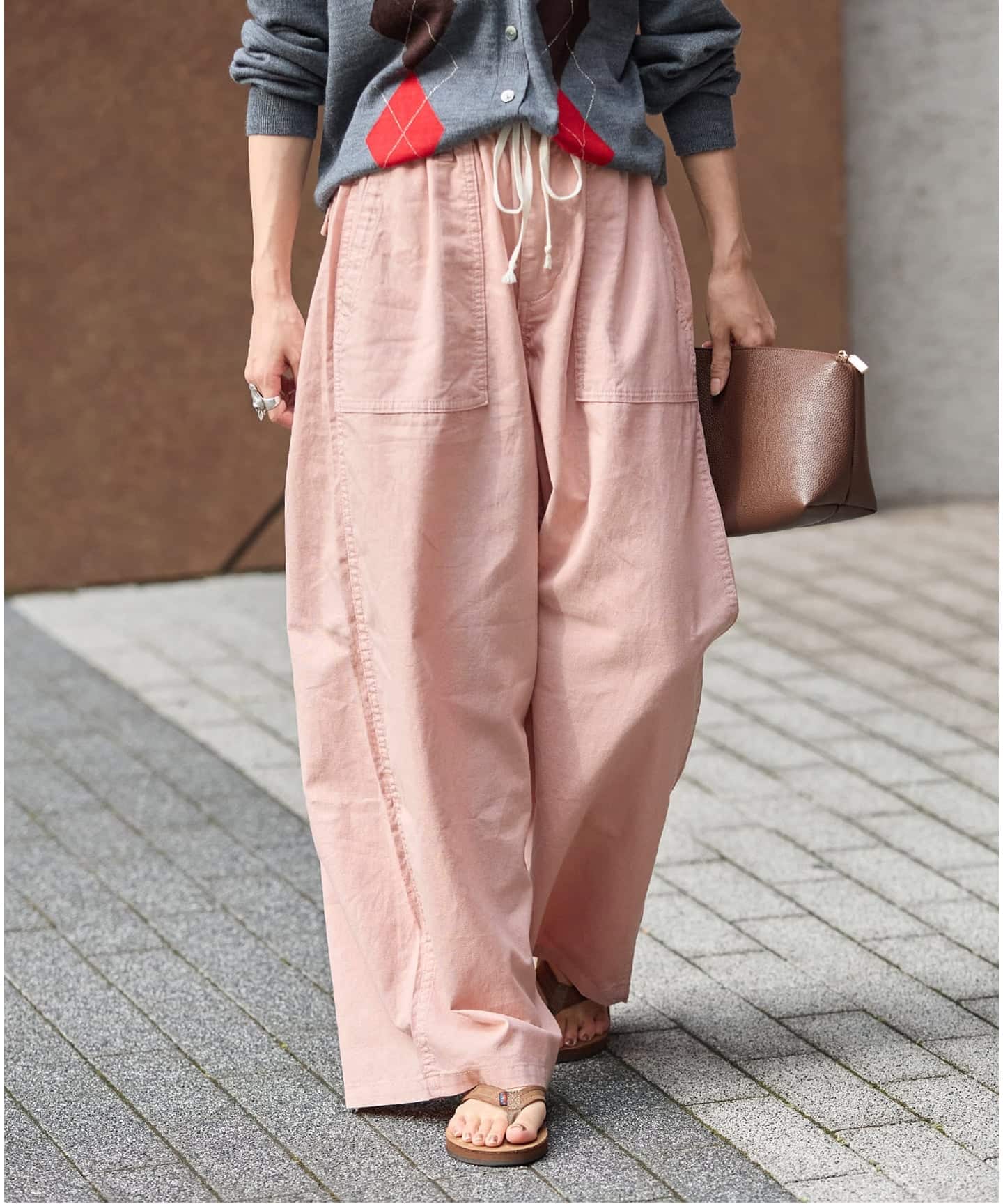 追加予約2》コットンリネン EASY Utility パンツ（その他パンツ