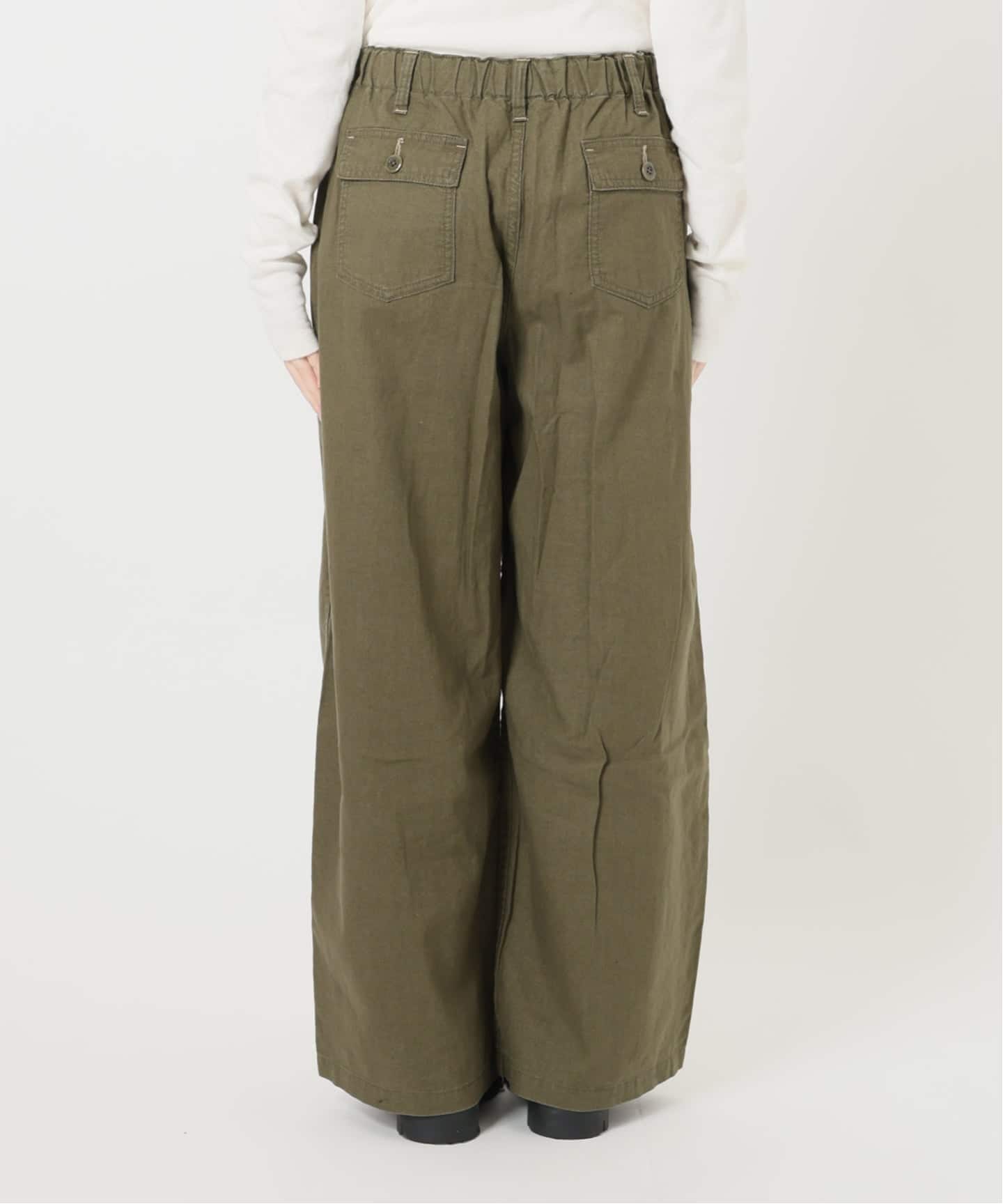 追加予約2》コットンリネン EASY Utility パンツ（その他パンツ