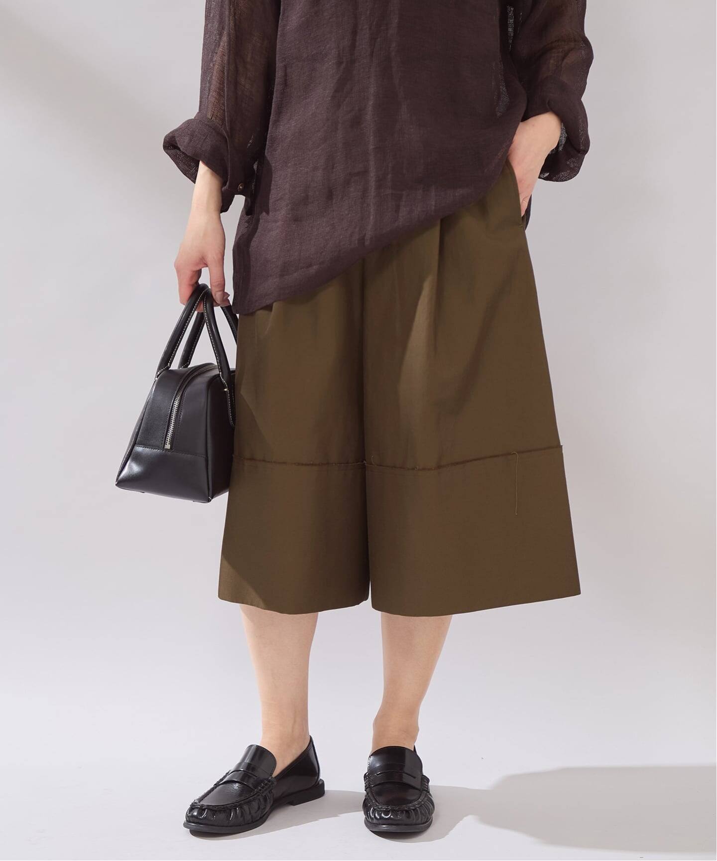 osedit】チノワイドマッキンキュロット（チノパンツ）｜JOURNAL