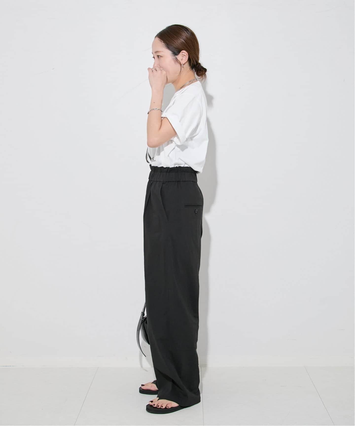 追加》ウォッシャブルコットンリネンVISストレートパンツ（その他
