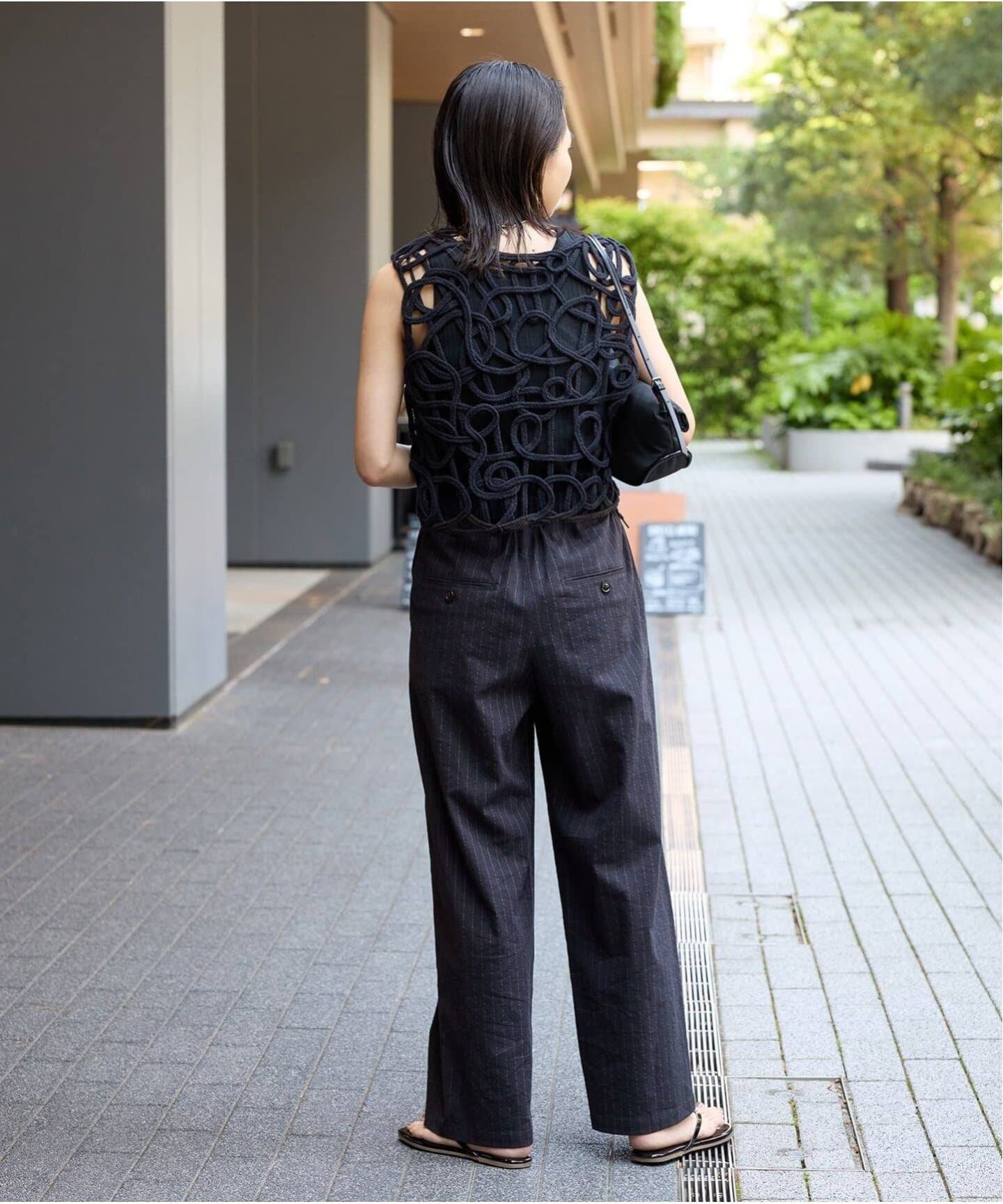 追加2》ウォッシャブルコットンリネVISストレートパンツ（その他パンツ