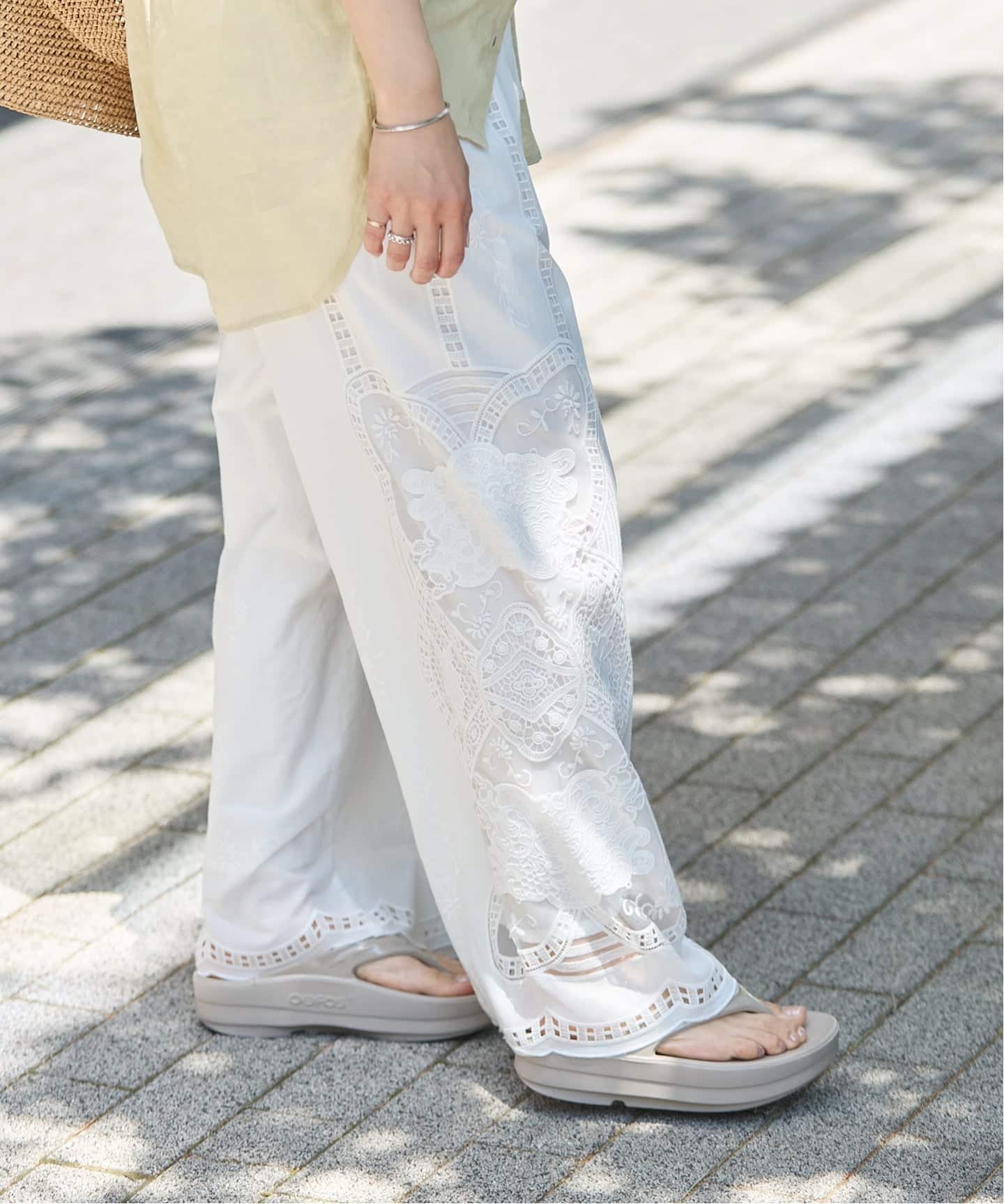カットワークレース パンツ（スラックス）｜JOURNAL STANDARD