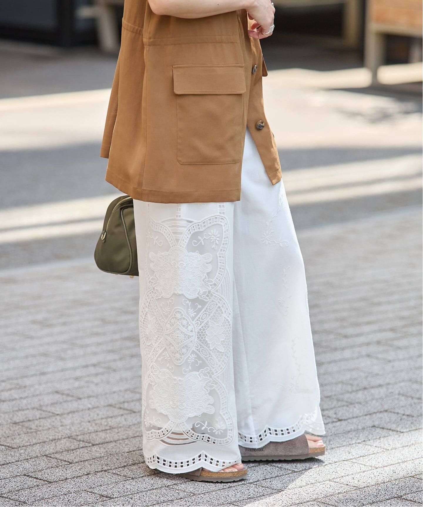 カットワークレース パンツ（スラックス）｜JOURNAL STANDARD