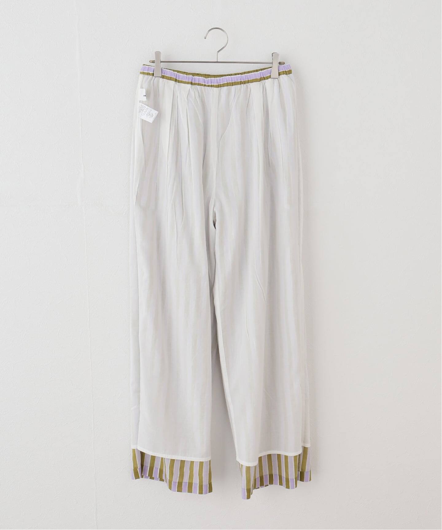 SARA MALLIKA/サラマリカ】 Cotton Wave Stripe Print PAN（その他