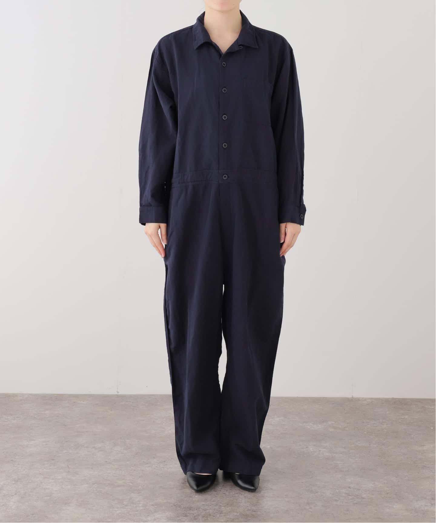 HTS / エイチティーエス】ONE-UP COLLAR OVERALLS（スラックス