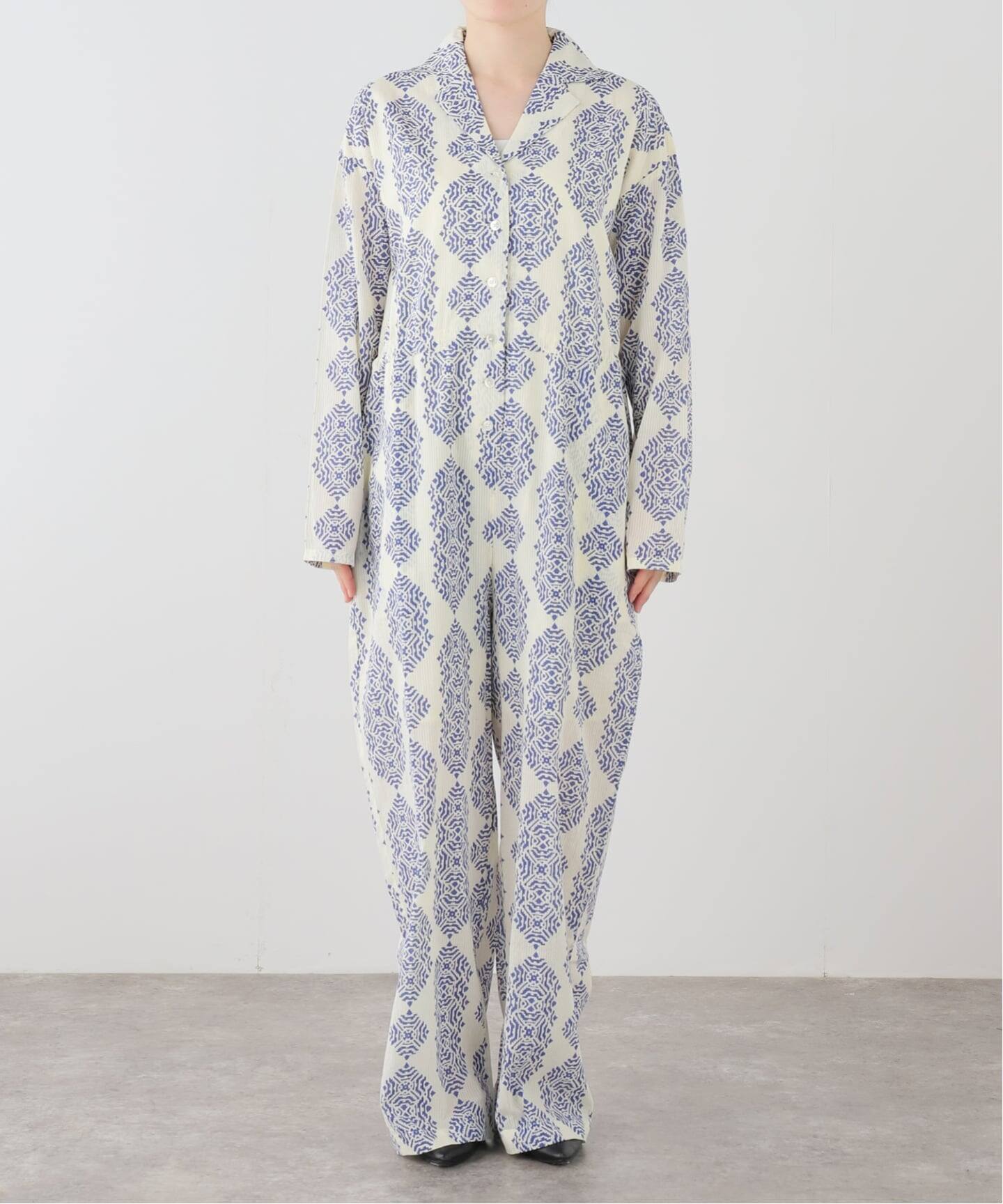 SARA MALLIKA/サラマリカ】 Cotton Geometric Print All In One