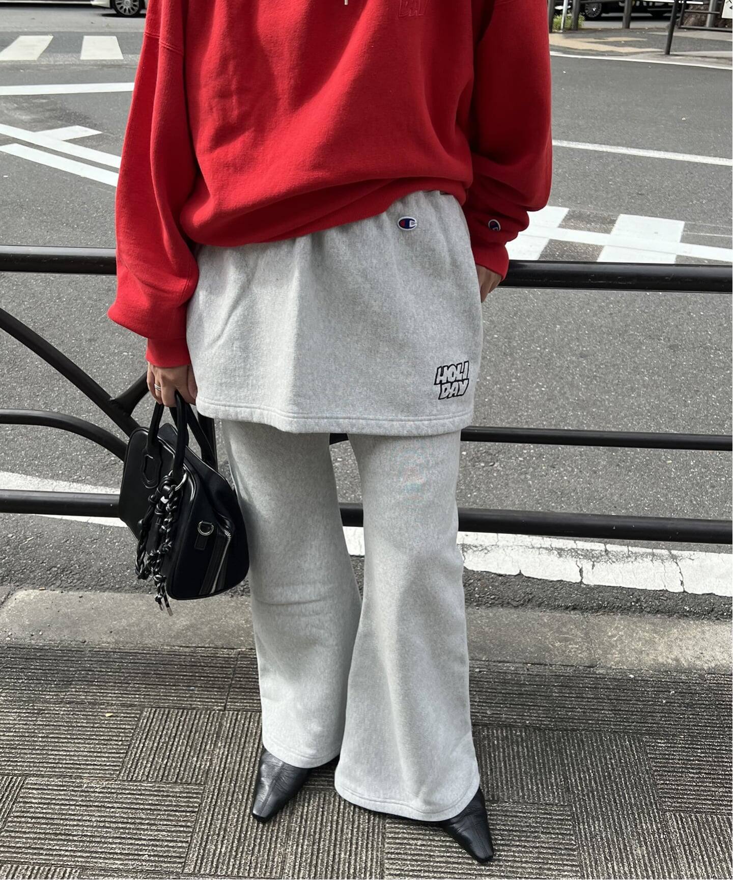 champion×JOURNAL STANDARD　フレアパンツ　HOLIDAY JOURNAL STANDARD｜《予約》別注【CHAMPION*JOURNAL STANDARD by