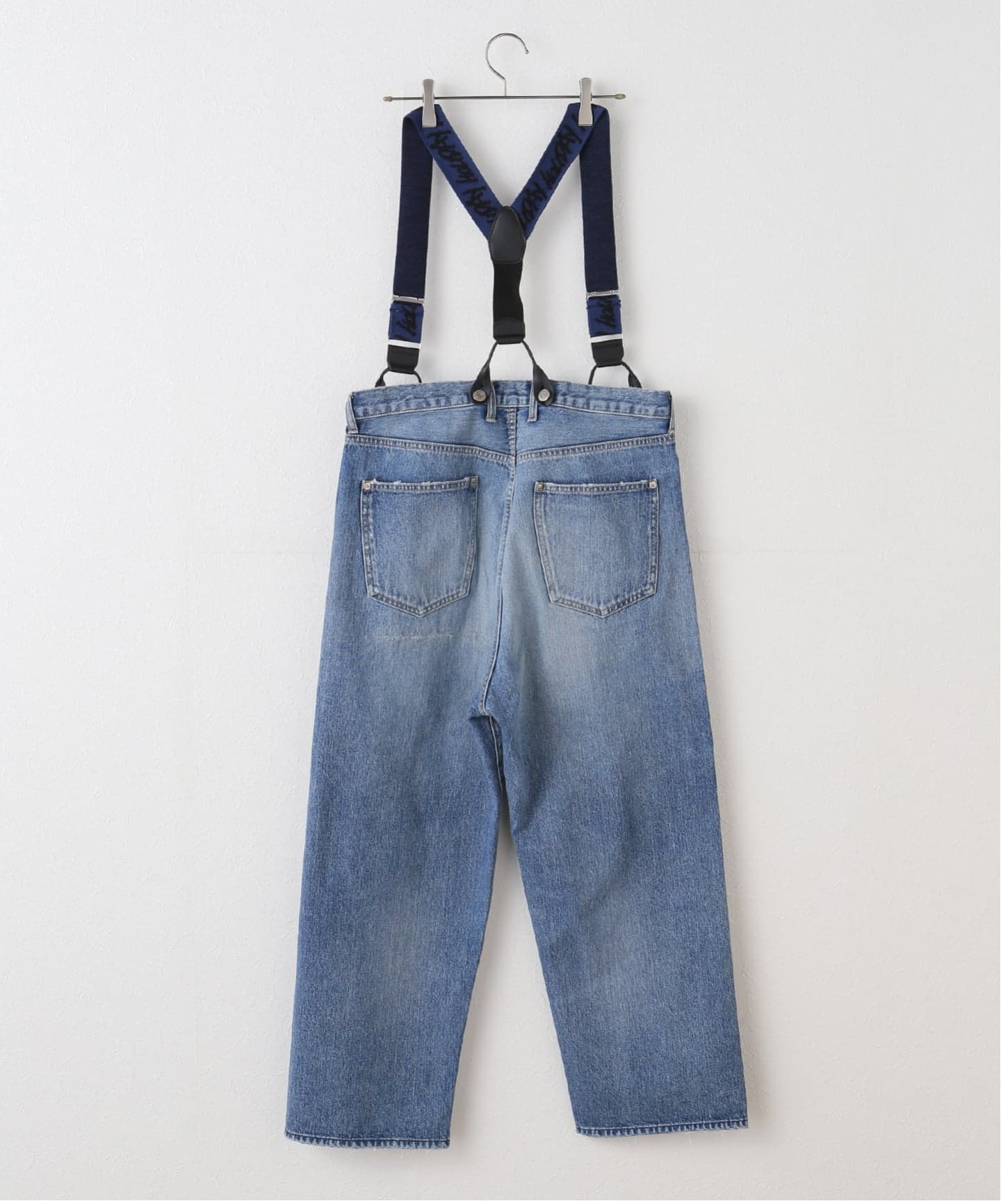 HOLIDAY/ホリデイ】DAMAGE DENIM SUSPENDER PANTS（デニムパンツ