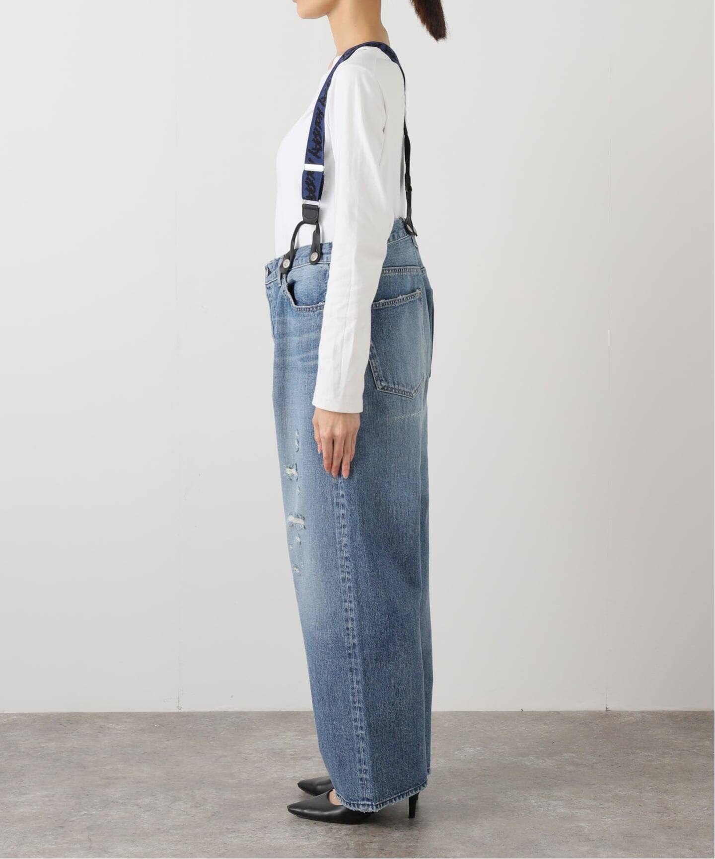 HOLIDAY/ホリデイ】DAMAGE DENIM SUSPENDER PANTS（デニムパンツ
